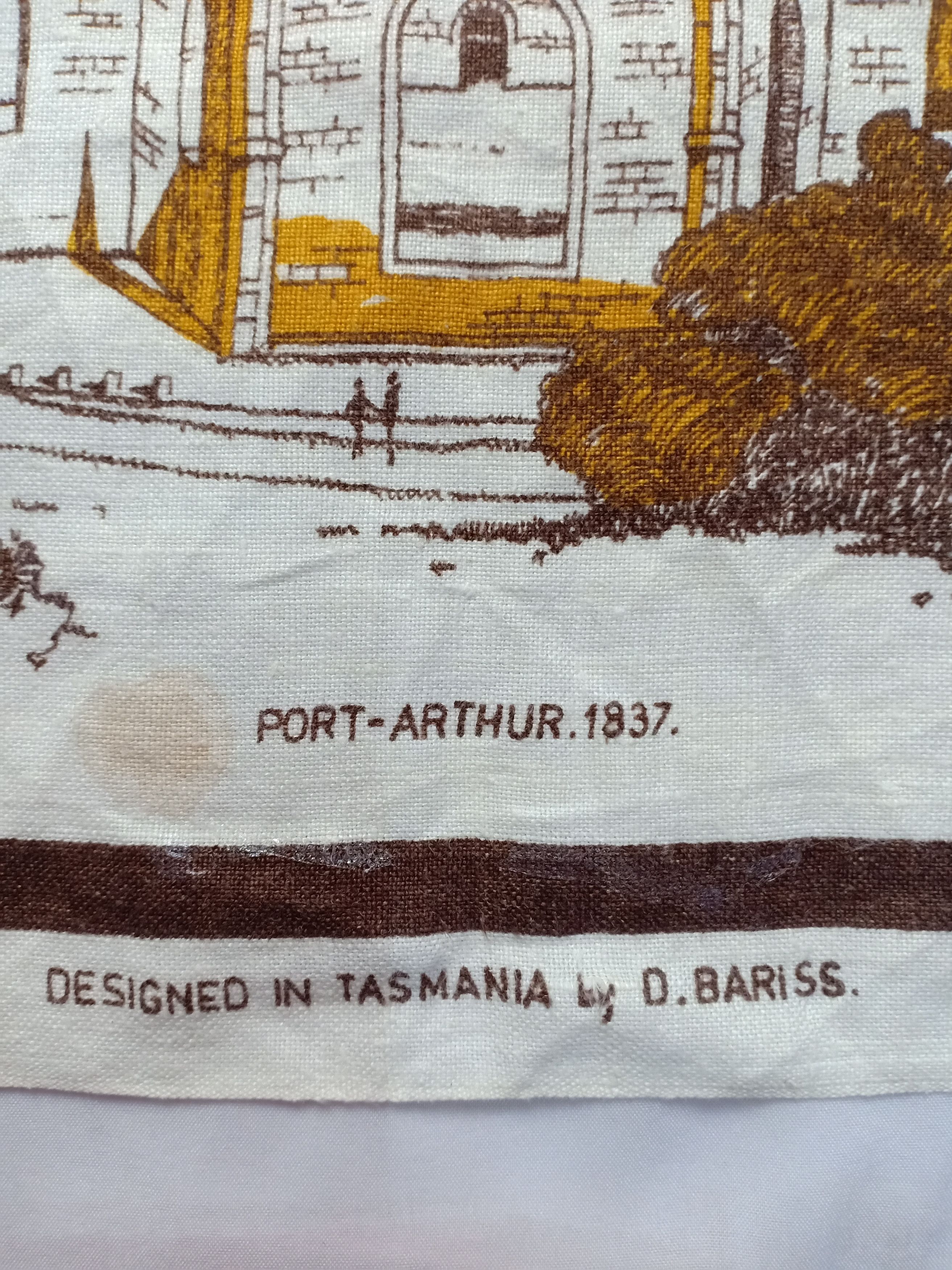 Other Rare Design Historic Tasmania scarf bandana handkerchief Size ONE SIZE - 4 Thumbnail