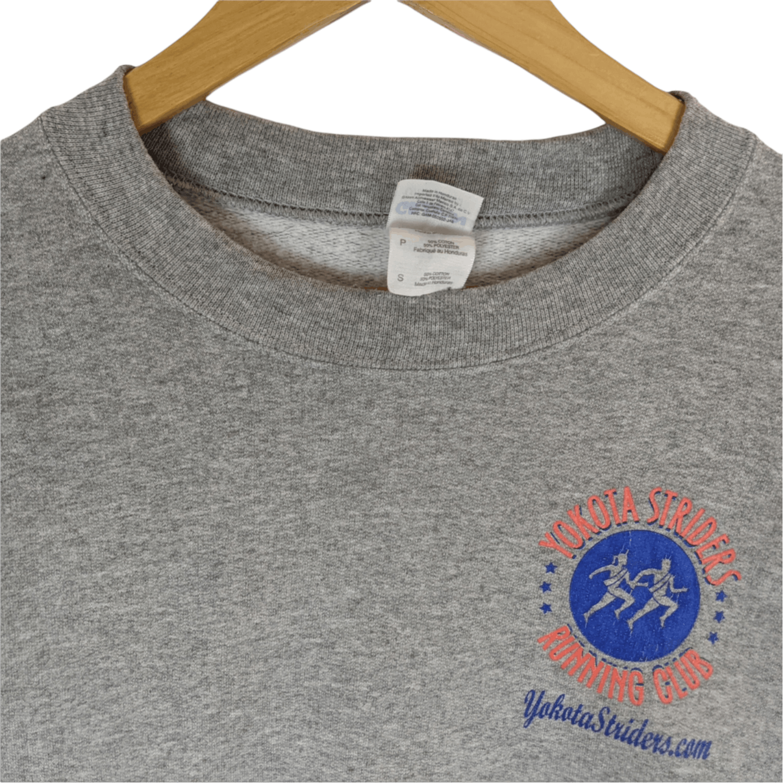 Gildan × Japanese Brand YOKOTA STRIDERS 2009 Japan Running Club Jumper Sweatshirt Size US S / EU 44-46 / 1 - 3 Thumbnail