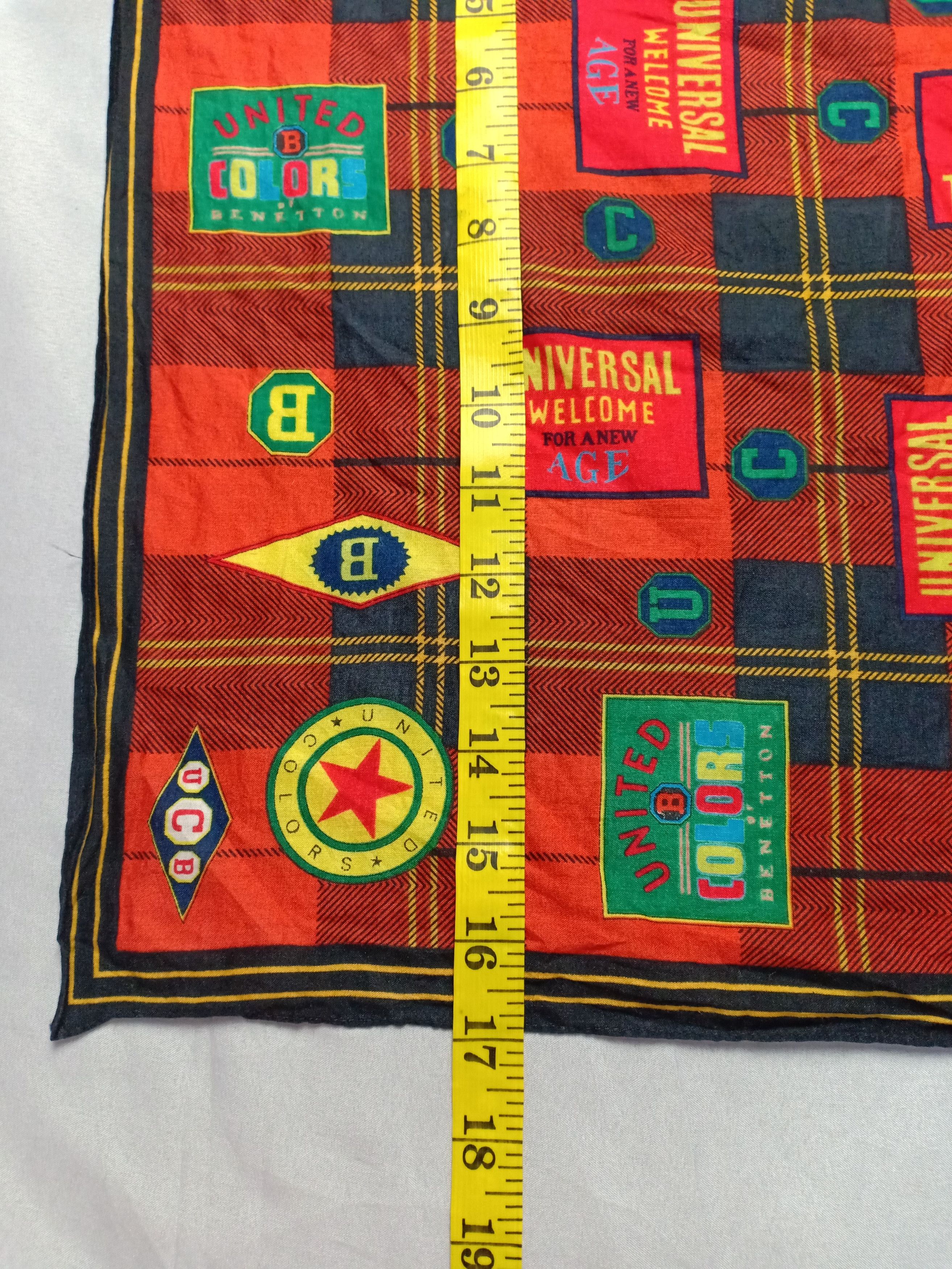 United Colors Of Benetton United Colors Of Benetton Bandana Pocket Square Scarf Size ONE SIZE - 4 Thumbnail