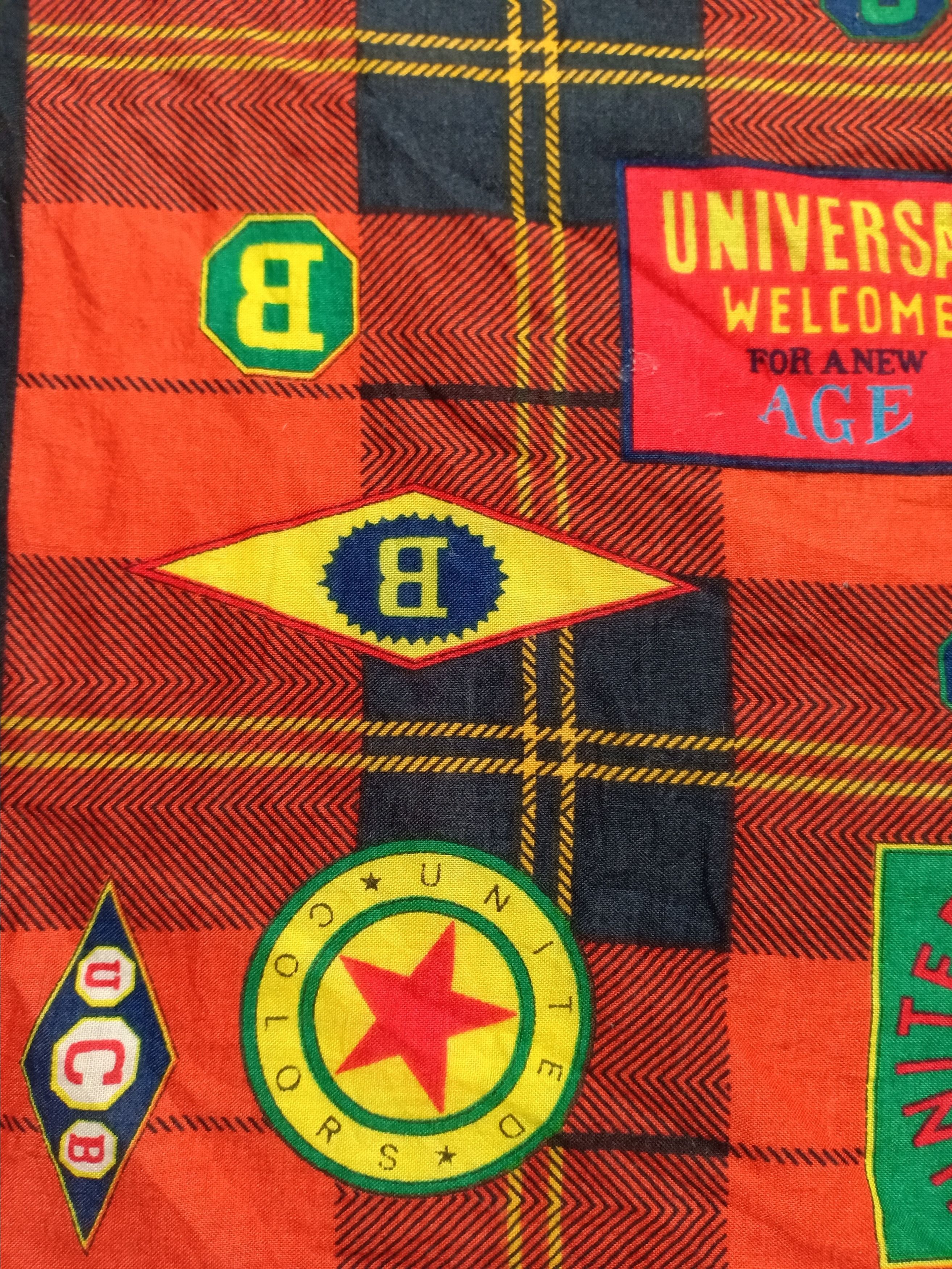 United Colors Of Benetton United Colors Of Benetton Bandana Pocket Square Scarf Size ONE SIZE - 2 Thumbnail