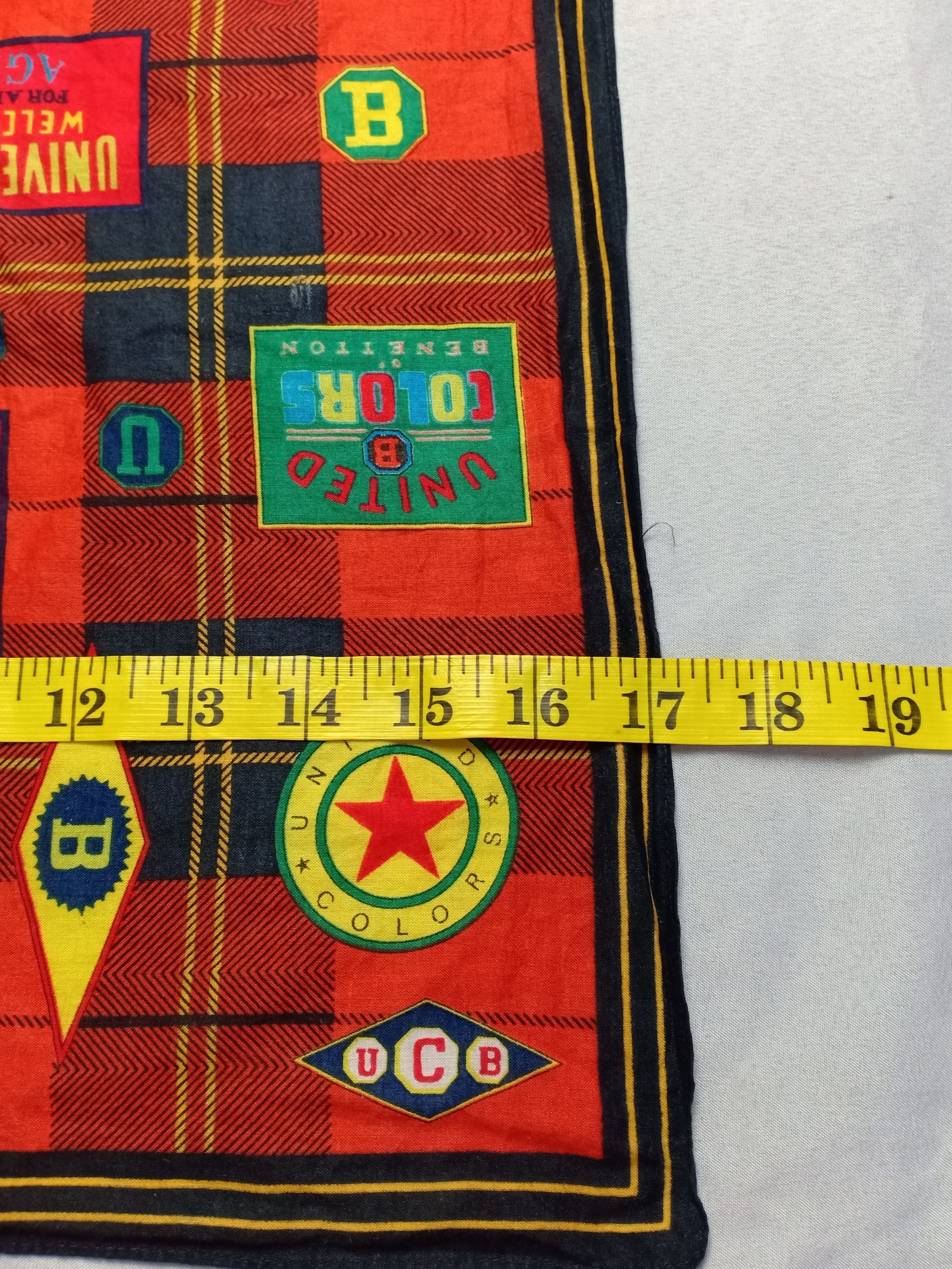 United Colors Of Benetton United Colors Of Benetton Bandana Pocket Square Scarf Size ONE SIZE - 5 Thumbnail