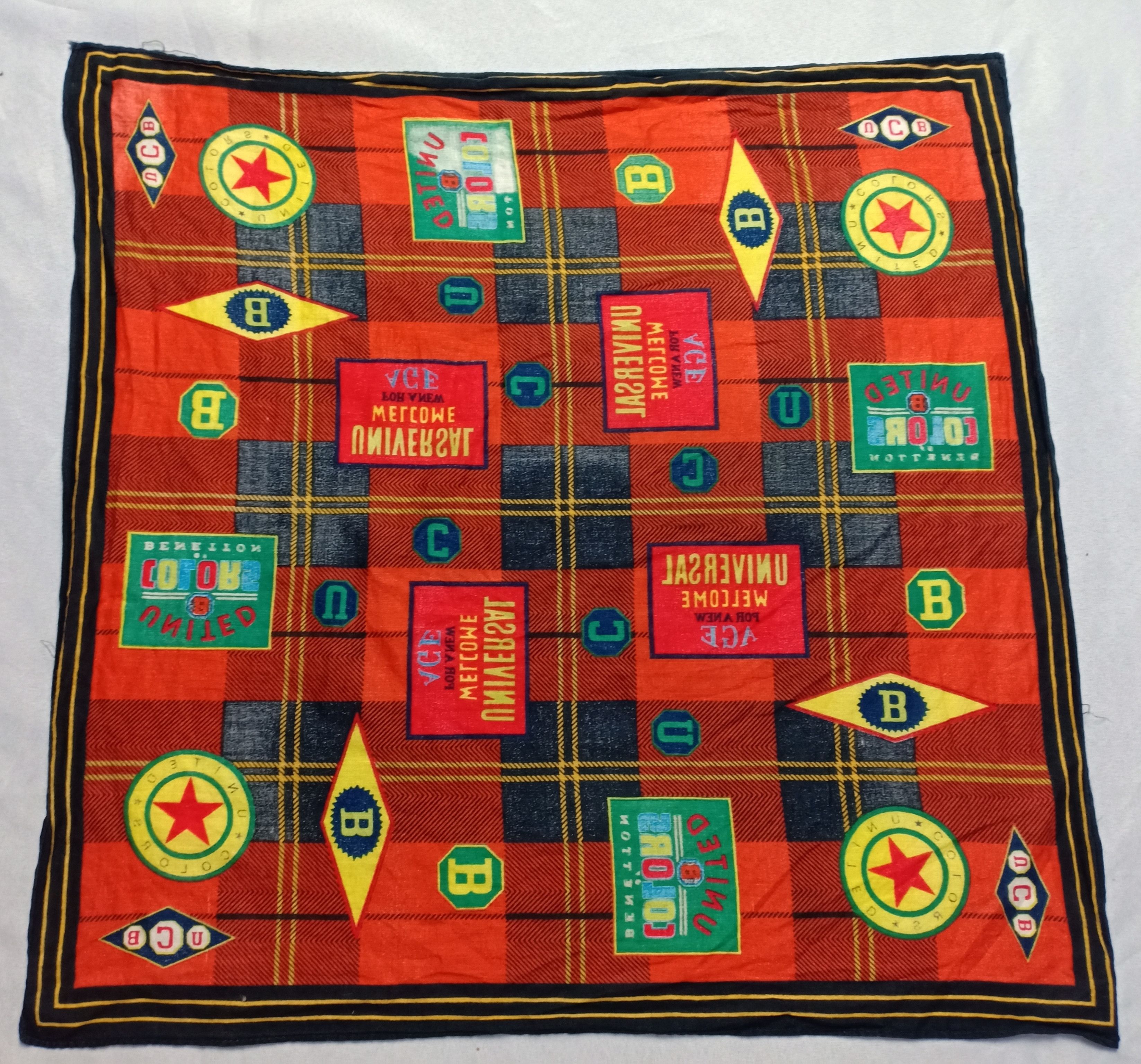 United Colors Of Benetton United Colors Of Benetton Bandana Pocket Square Scarf Size ONE SIZE - 6 Thumbnail