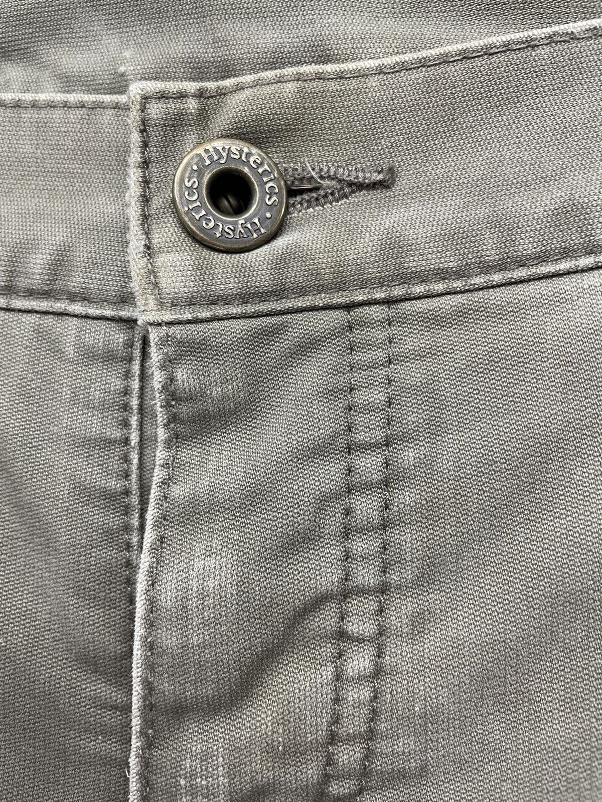 Hysteric Glamour DOPE! HYSTERIC Worn Out Bondage Petit Cargo Pants Size US 27 - 3 Thumbnail