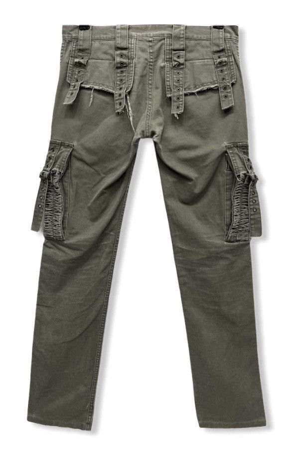Hysteric Glamour DOPE! HYSTERIC Worn Out Bondage Petit Cargo Pants Size US 27 - 1 Thumbnail