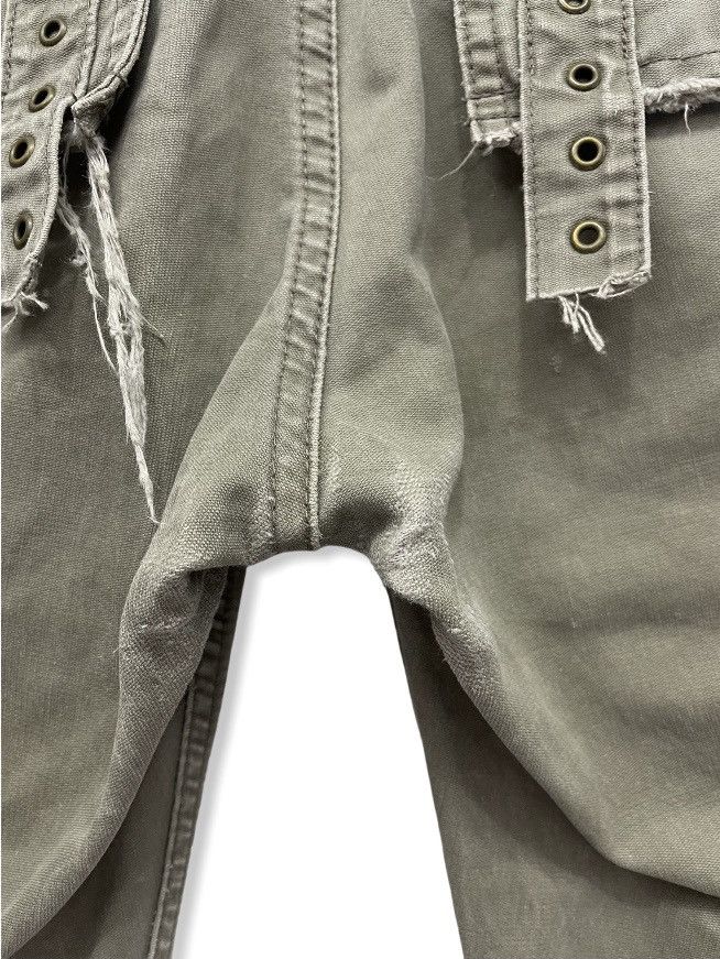 Hysteric Glamour DOPE! HYSTERIC Worn Out Bondage Petit Cargo Pants Size US 27 - 13 Thumbnail