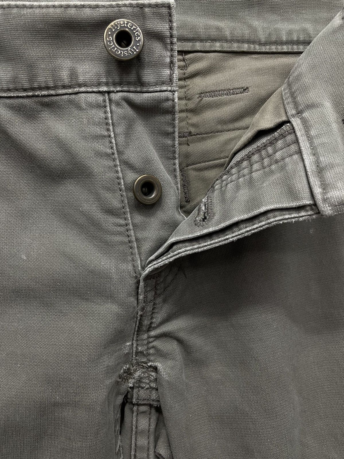 Hysteric Glamour DOPE! HYSTERIC Worn Out Bondage Petit Cargo Pants Size US 27 - 8 Thumbnail