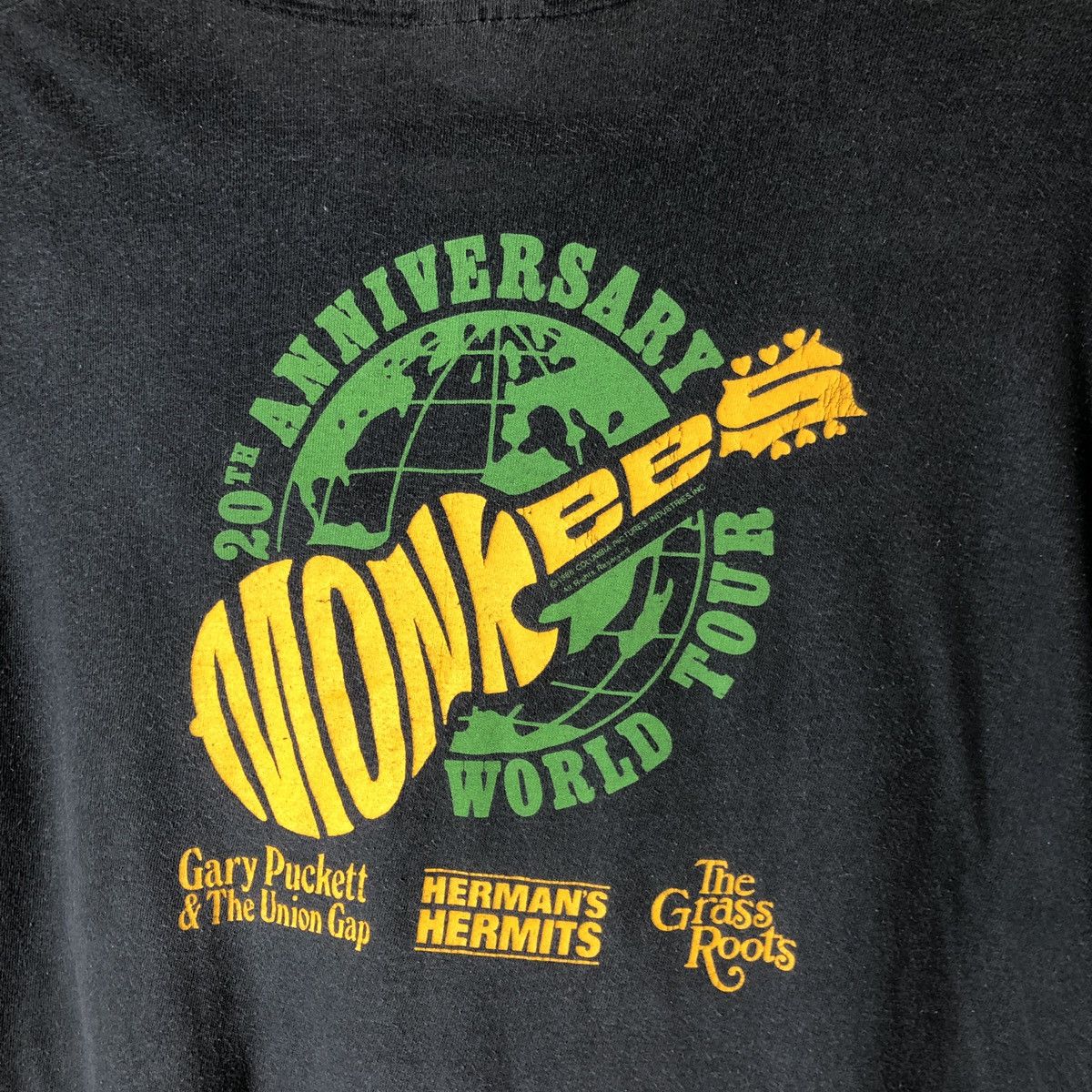 Band Tees × Vintage Vintage 80s Monkees 20th Anniversary World Tour Tees Size US M / EU 48-50 / 2 - 7 Thumbnail