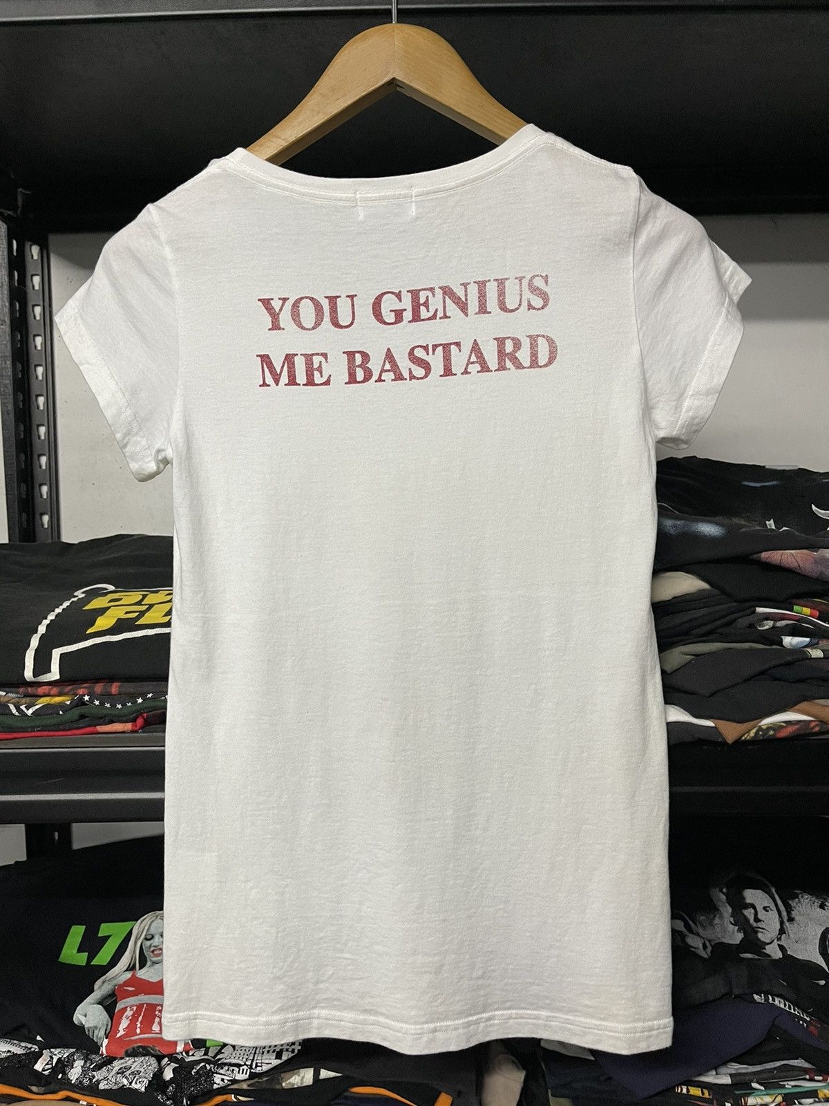 Hysteric Glamour × Japanese Brand × Vintage Vintage Hysteric Glamour You Genius Me Bastard Tee Size S / US 4 / IT 40 - 8 Thumbnail