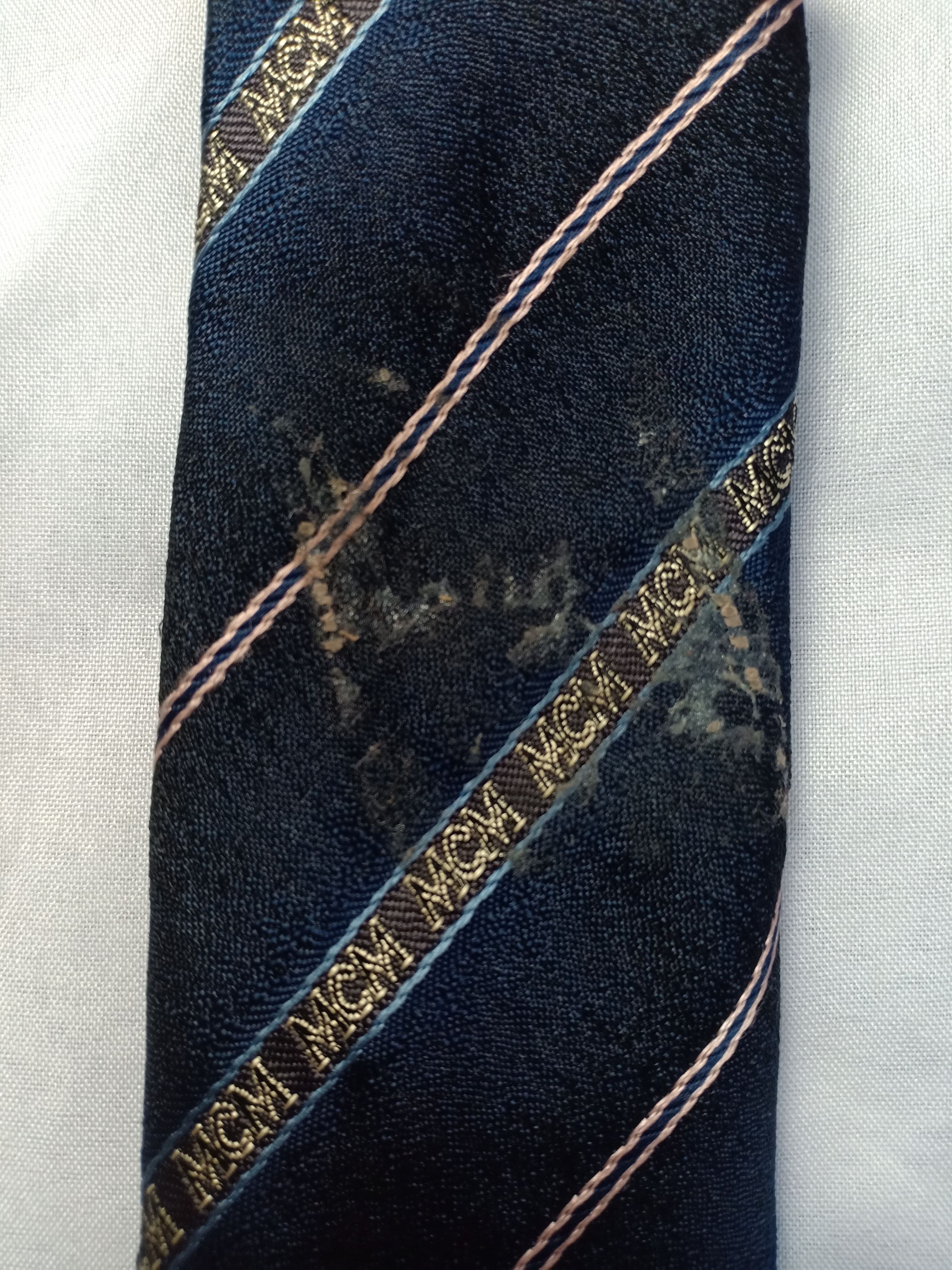 MCM MCM Neck Tie Striped Logo Size ONE SIZE - 6 Thumbnail