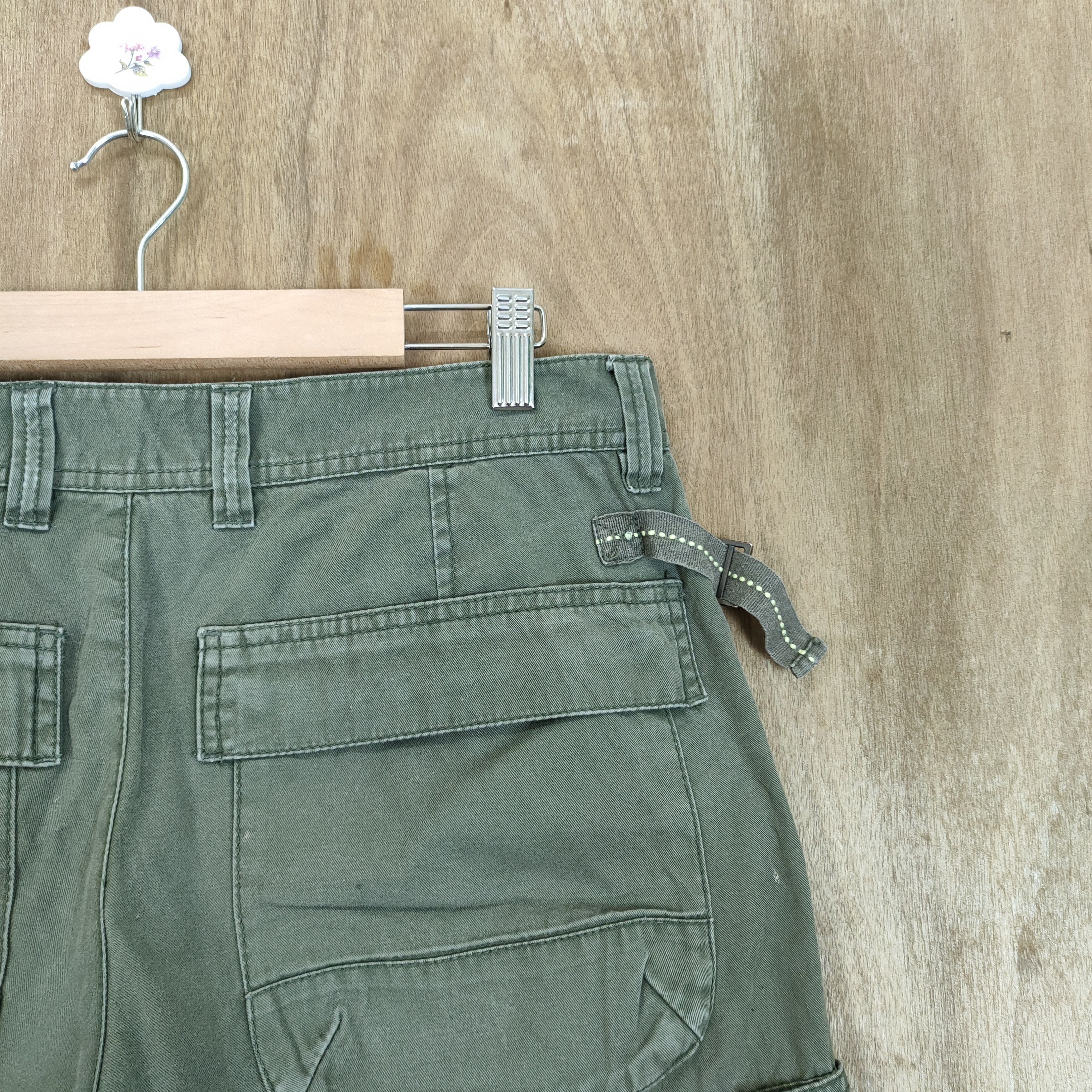Japanese Brand VINTAGE SISLEY FADED CARGO PANTS Size US 32 / EU 48 - 15 Thumbnail