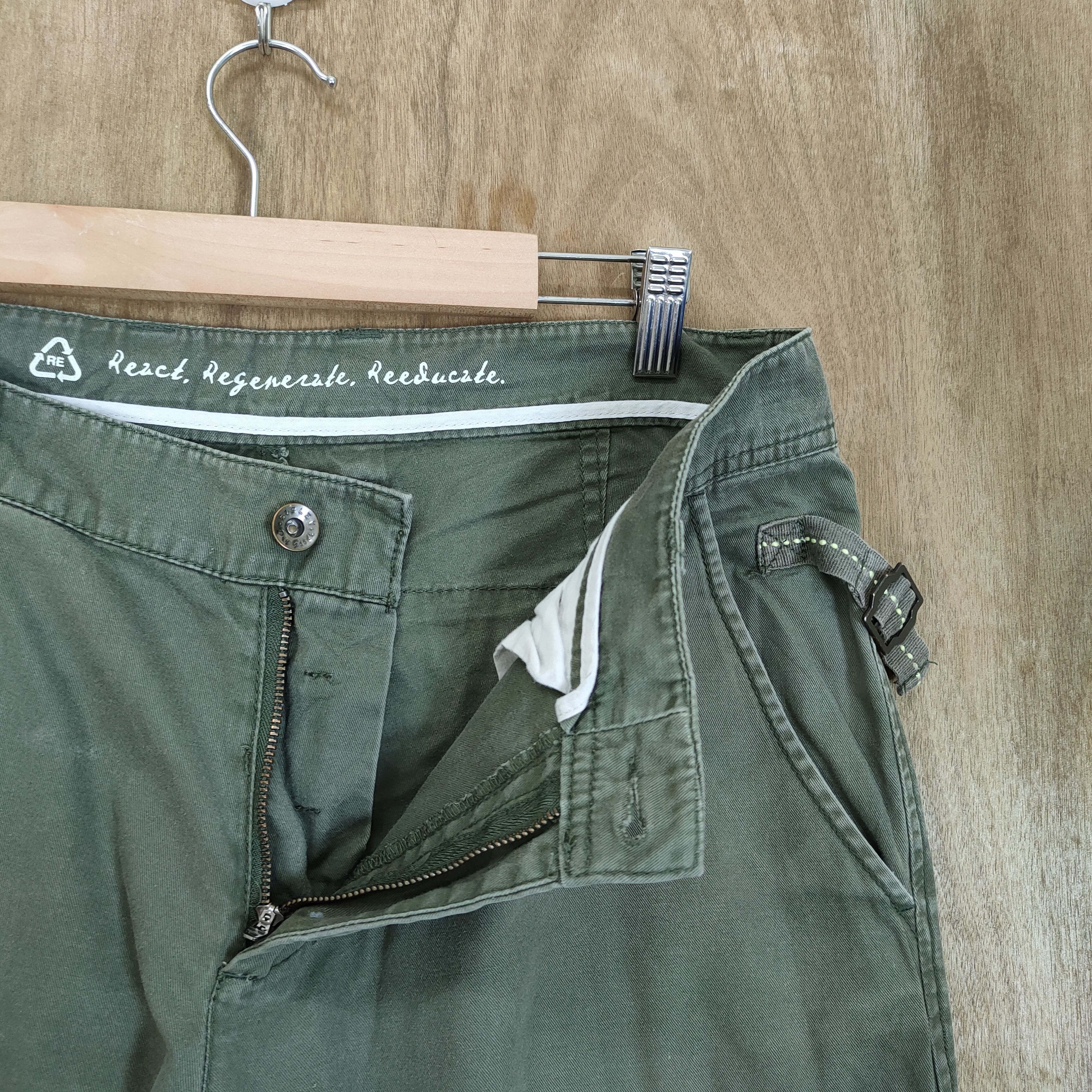 Japanese Brand VINTAGE SISLEY FADED CARGO PANTS Size US 32 / EU 48 - 11 Thumbnail