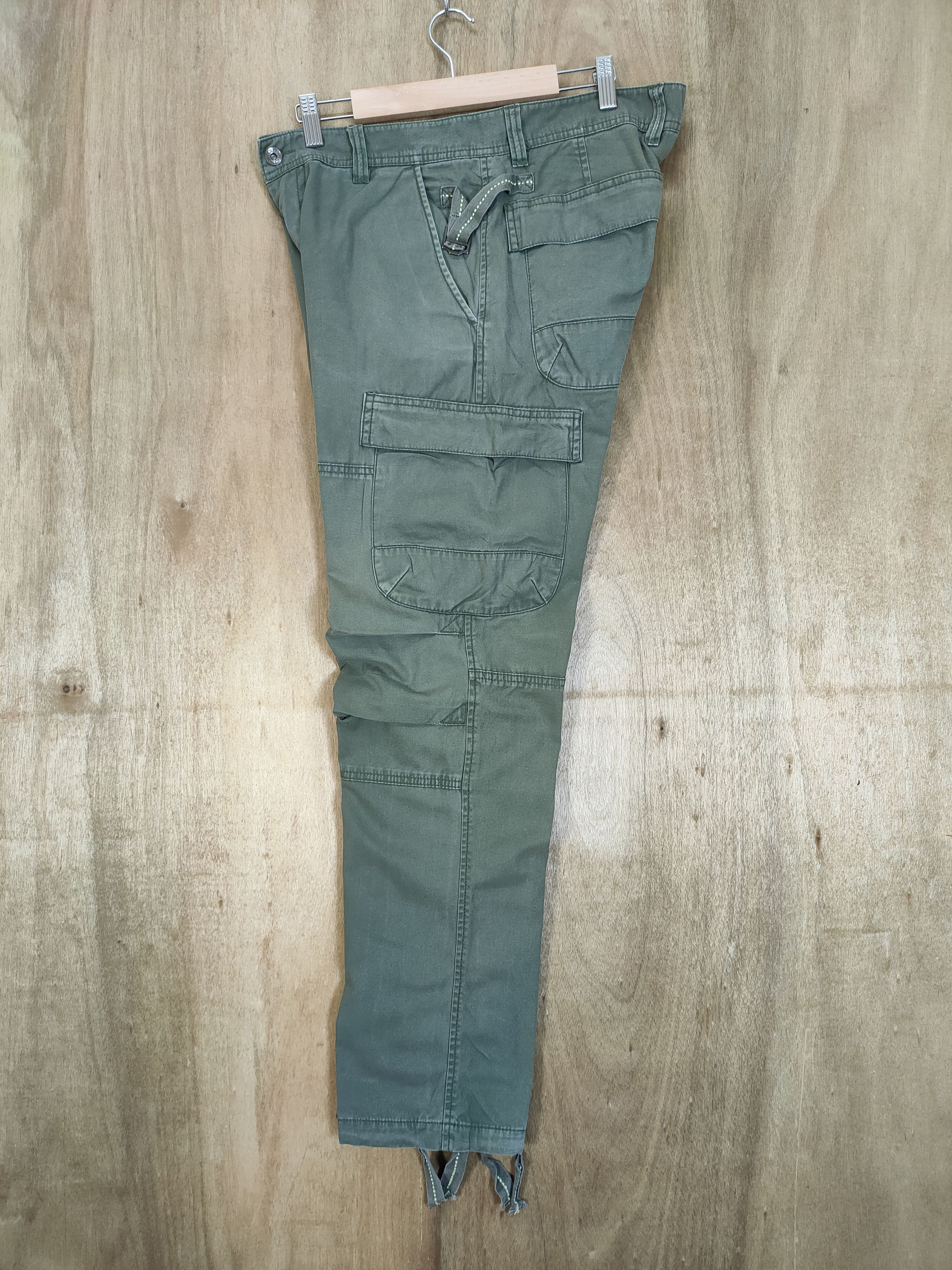 Japanese Brand VINTAGE SISLEY FADED CARGO PANTS Size US 32 / EU 48 - 8 Thumbnail