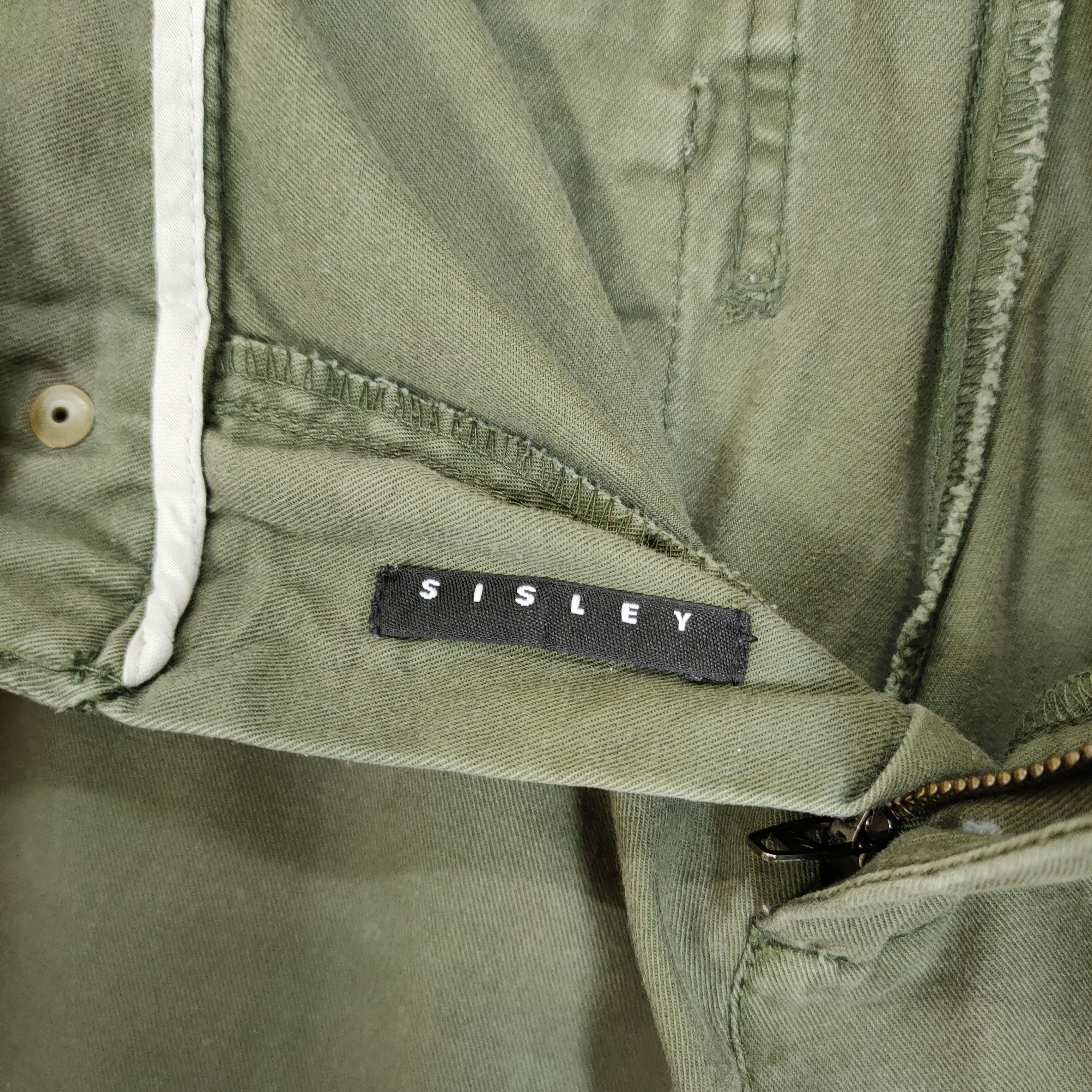 Japanese Brand VINTAGE SISLEY FADED CARGO PANTS Size US 32 / EU 48 - 16 Thumbnail