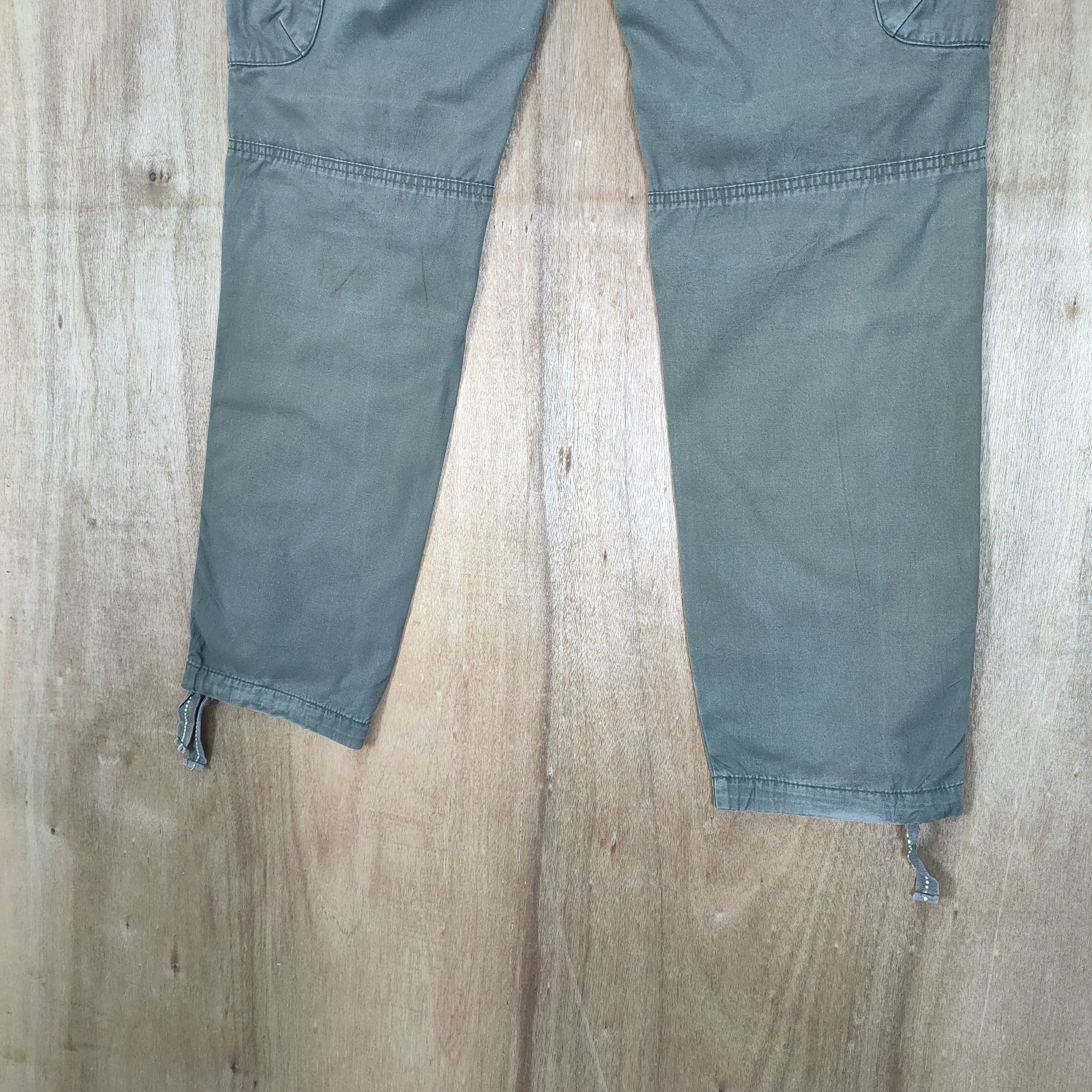 Japanese Brand VINTAGE SISLEY FADED CARGO PANTS Size US 32 / EU 48 - 13 Thumbnail