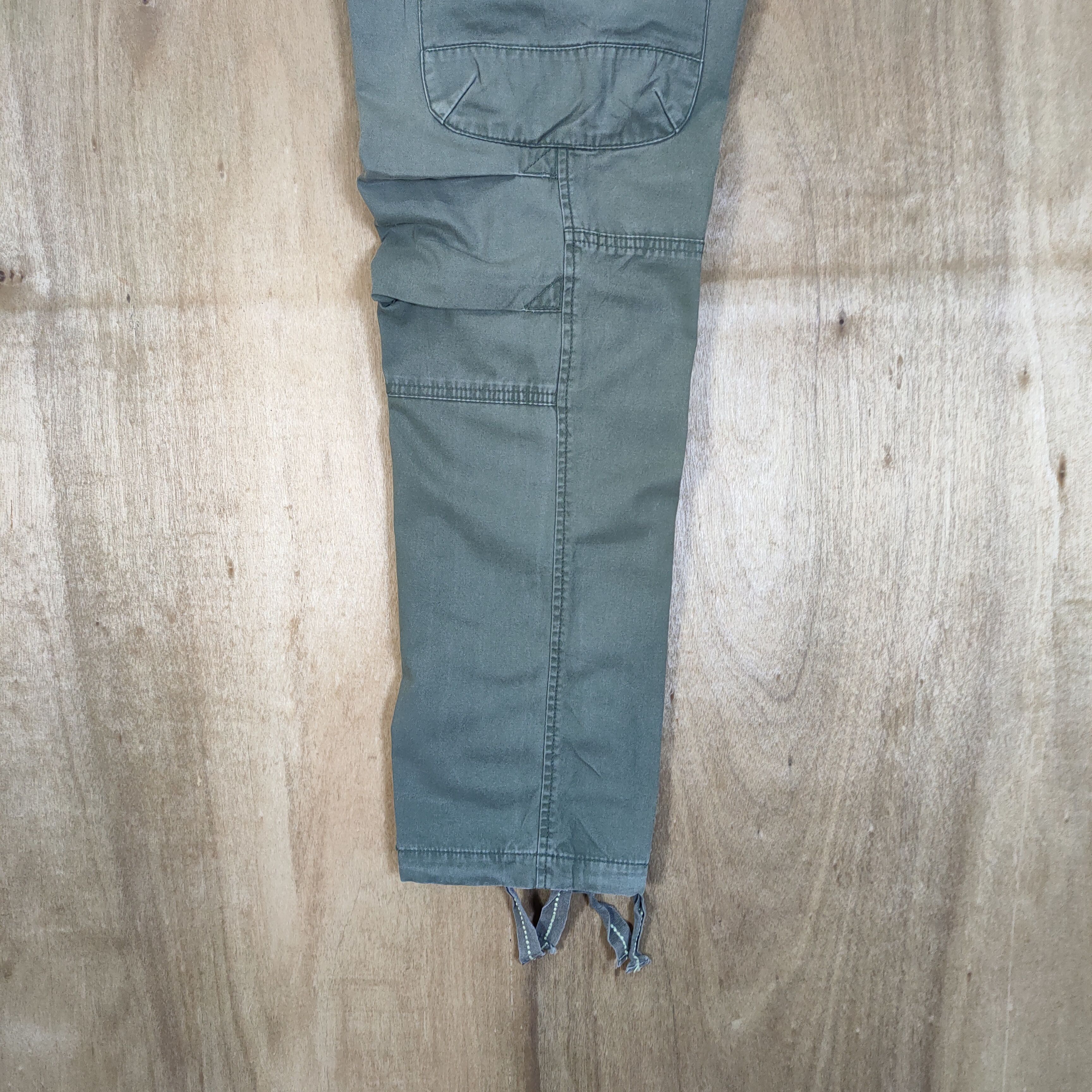 Japanese Brand VINTAGE SISLEY FADED CARGO PANTS Size US 32 / EU 48 - 10 Thumbnail