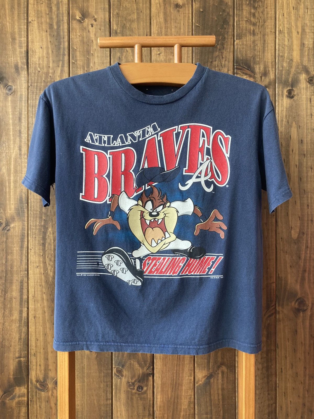 MLB Vintage 1997 Tazmanian Devil Atlanta Braves MLB tee Size US XS / EU 42 / 0 - 1 Thumbnail