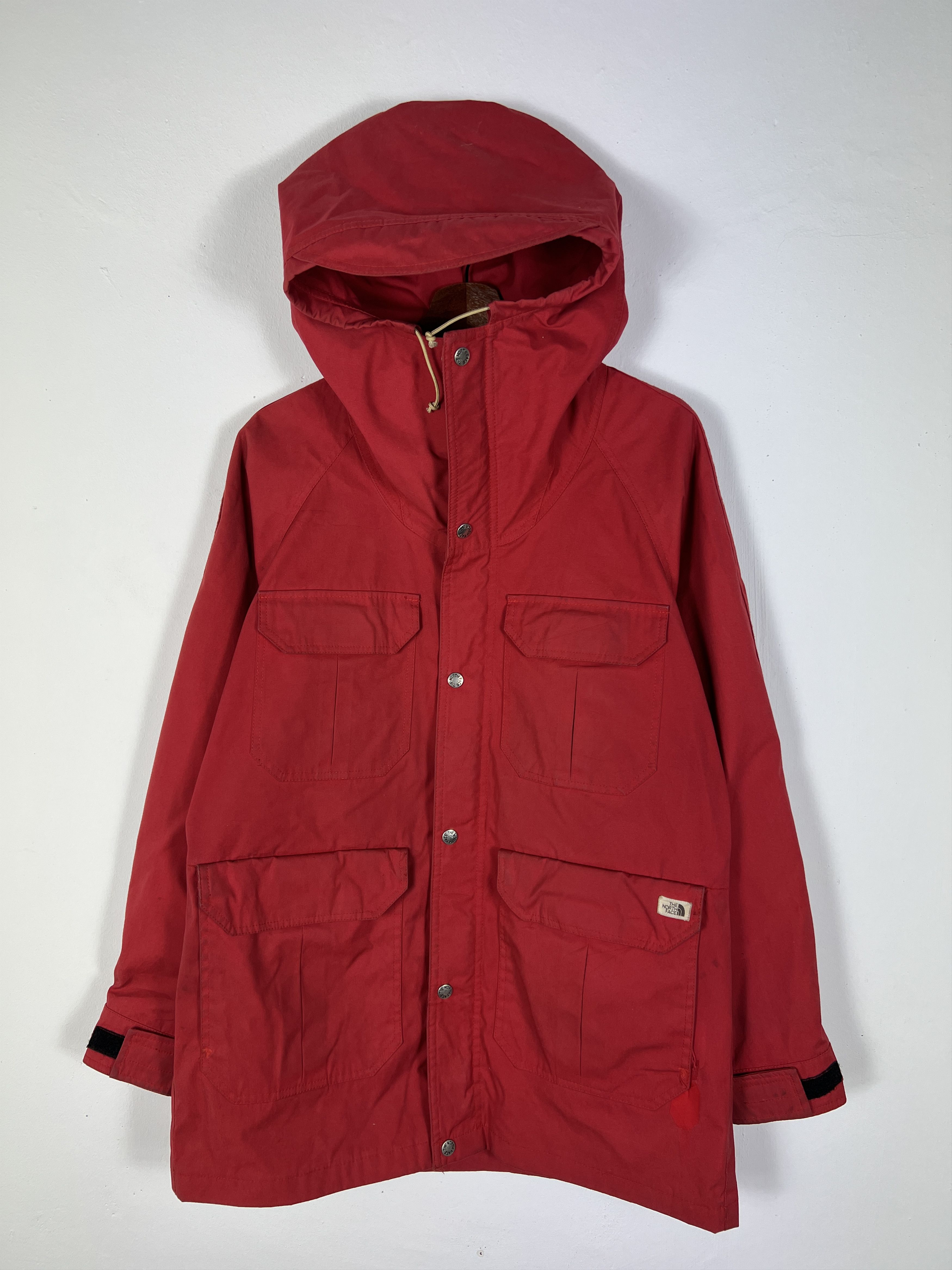 The North Face Vintage 90s The North Face red parka hoodies Size US L / EU 52-54 / 3 - 1 Thumbnail