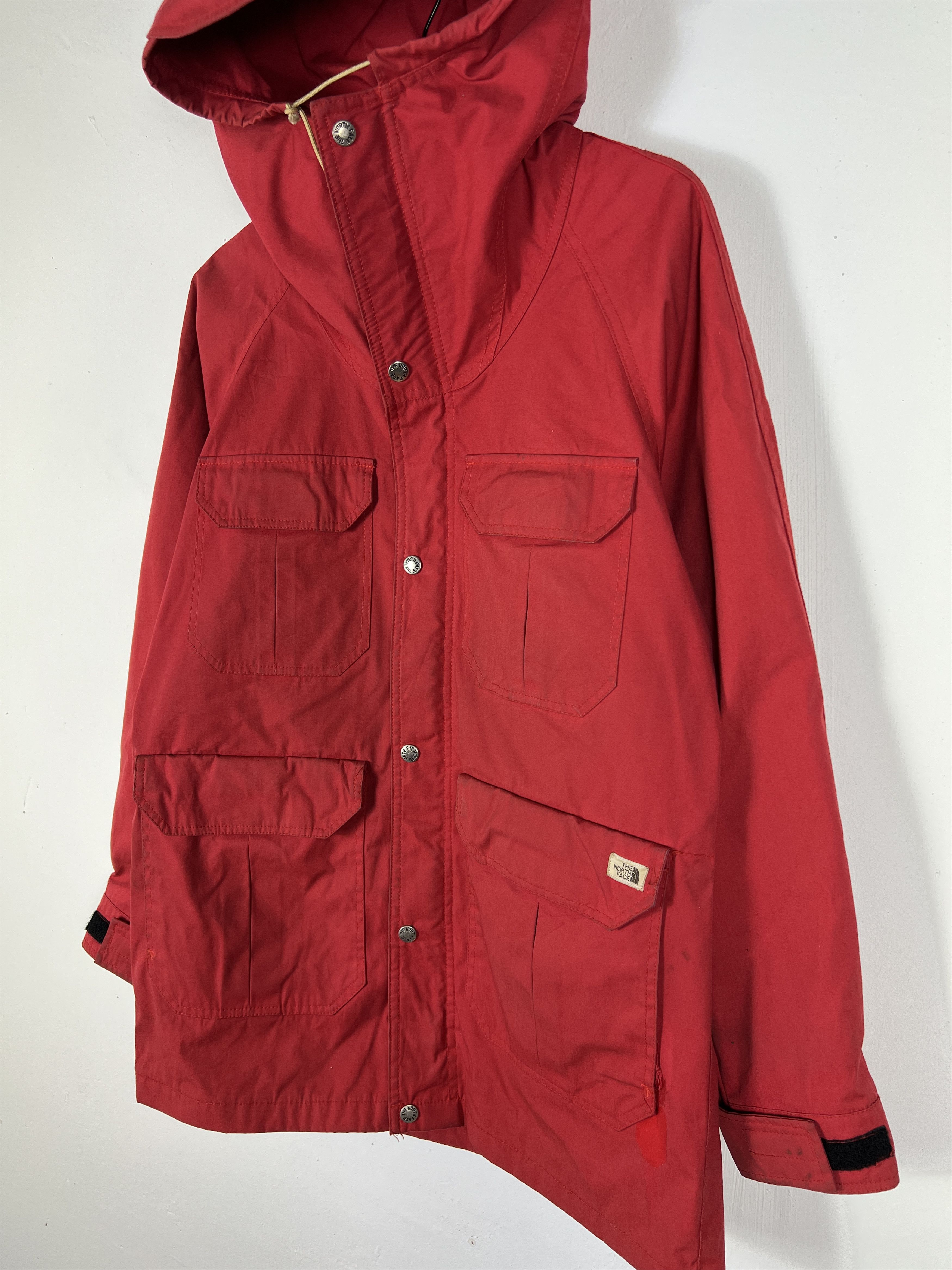 The North Face Vintage 90s The North Face red parka hoodies Size US L / EU 52-54 / 3 - 3 Thumbnail