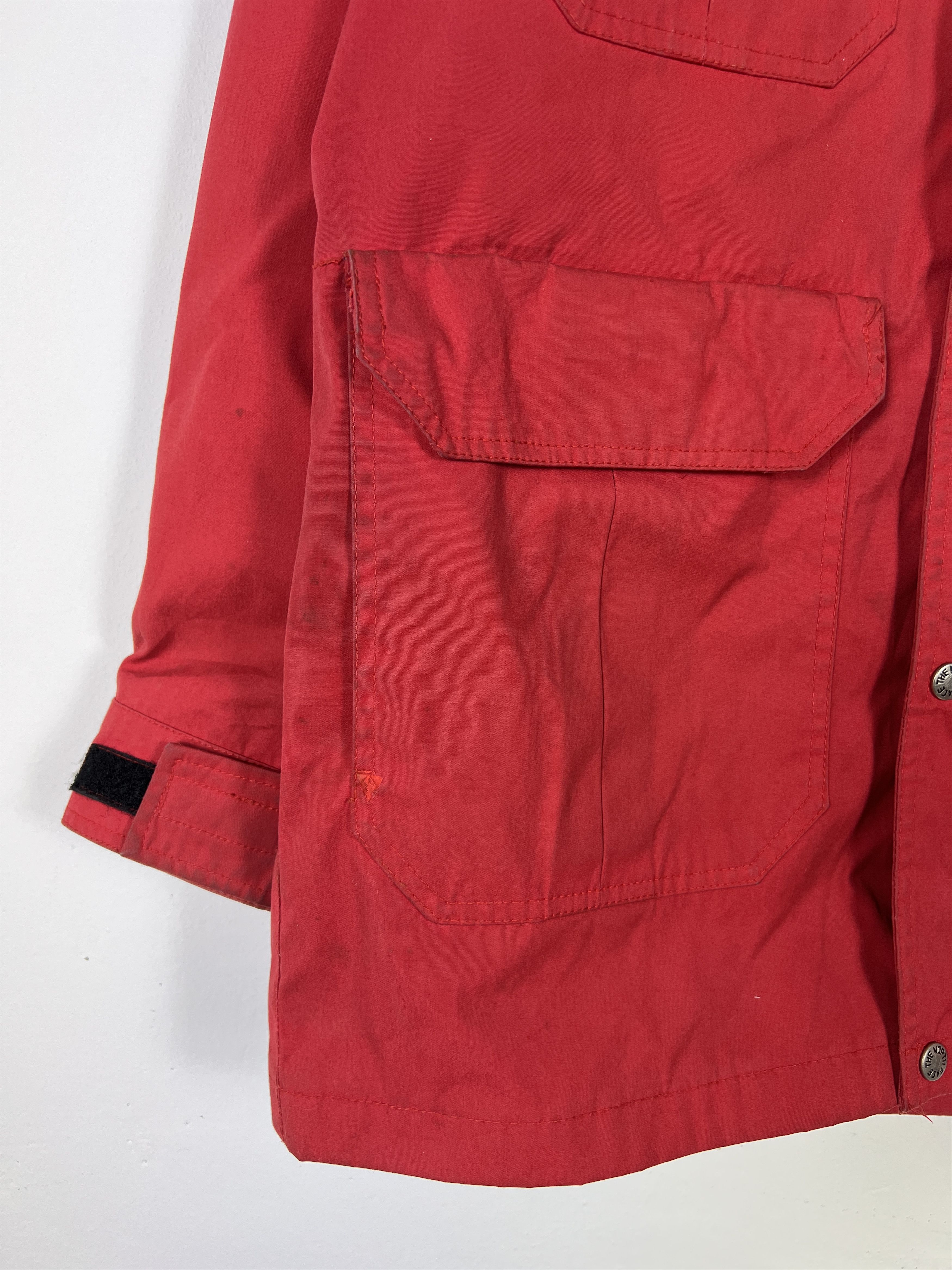 The North Face Vintage 90s The North Face red parka hoodies Size US L / EU 52-54 / 3 - 4 Thumbnail