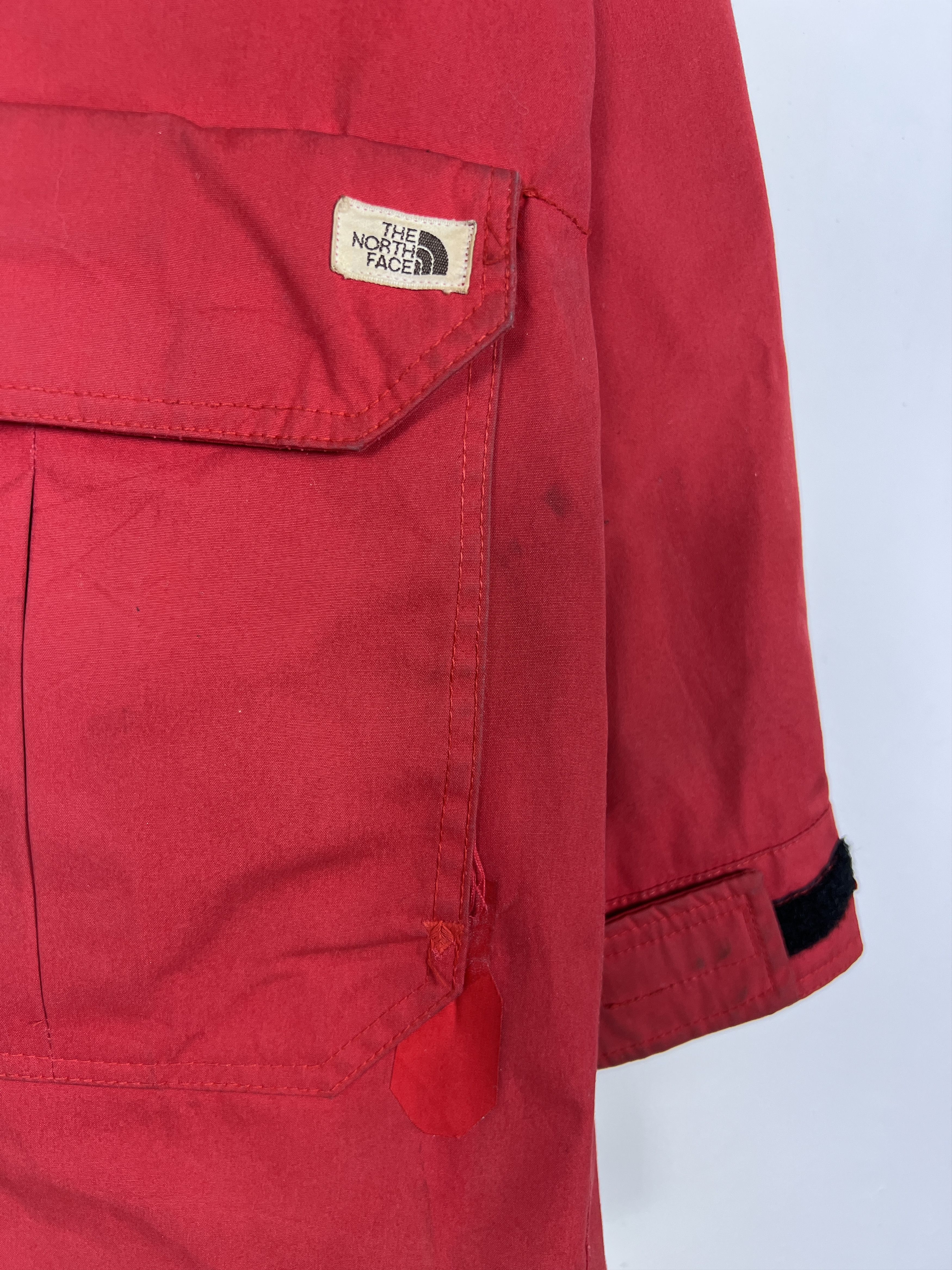 The North Face Vintage 90s The North Face red parka hoodies Size US L / EU 52-54 / 3 - 5 Thumbnail