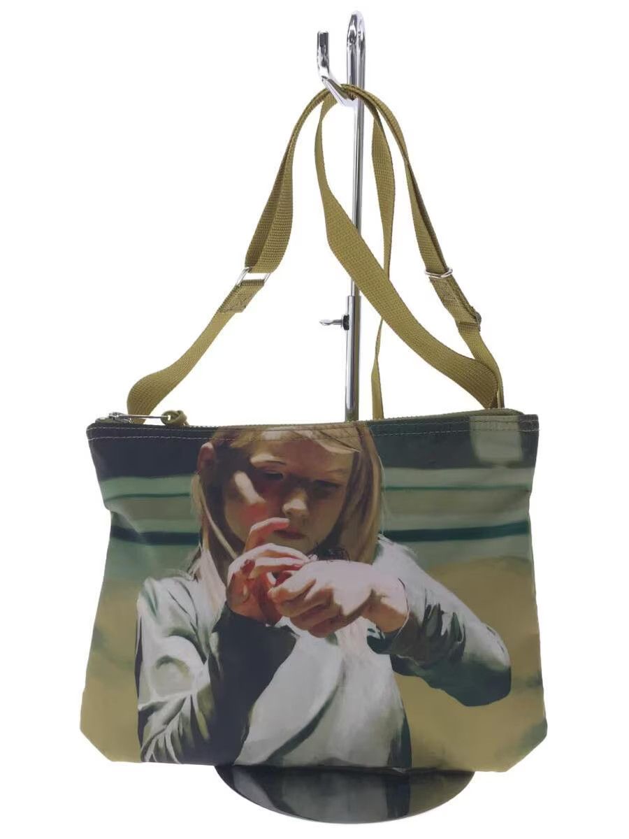 image of Undercover Ss21 Markus Art Print Shoulder Bag in Yellow, Men's
