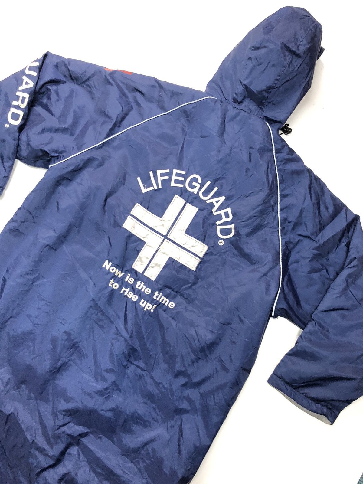 Japanese Brand × Vintage VINTAGE LIFE GUARD USA SHERPA COACH JACKET Size US M / EU 48-50 / 2 - 2 Thumbnail