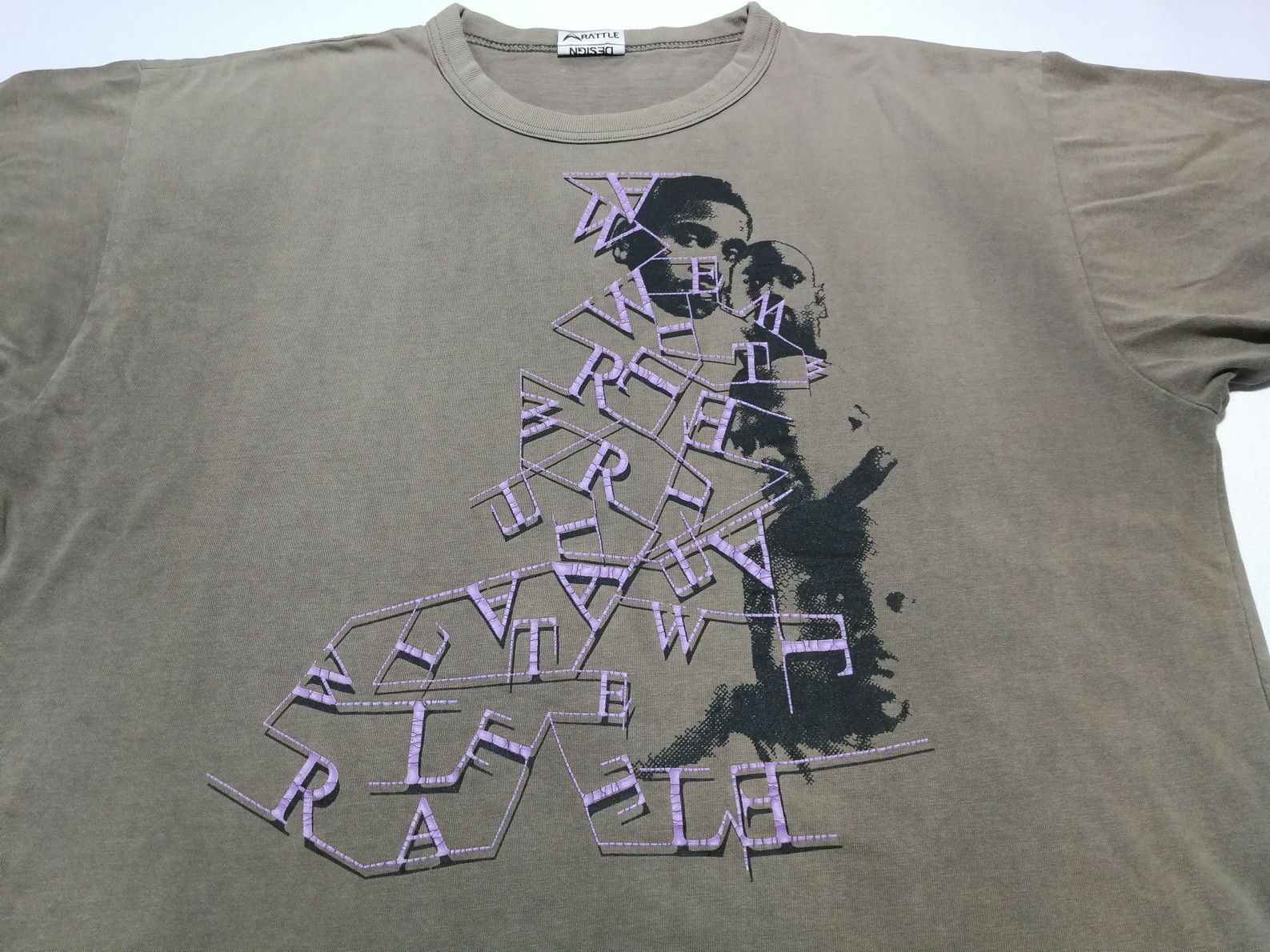 Another Influence Rattle Design Public Influence Hip Hop Tee Size US XL / EU 56 / 4 - 2 Thumbnail