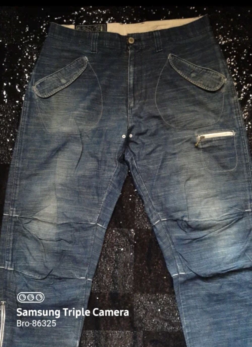Designer × Japanese Brand × Vintage VINTAGE NOODLES ORIENTALIZE CARGO MULTI POCKET DENIM Size US 34 / EU 50 - 1 Thumbnail