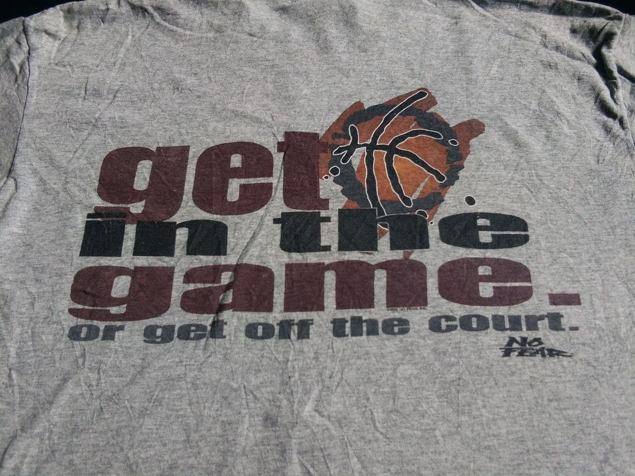 No Fear Vintage 90s NO FEAR USA 1996 Tee Get The Game Size US L / EU 52-54 / 3 - 12 Thumbnail