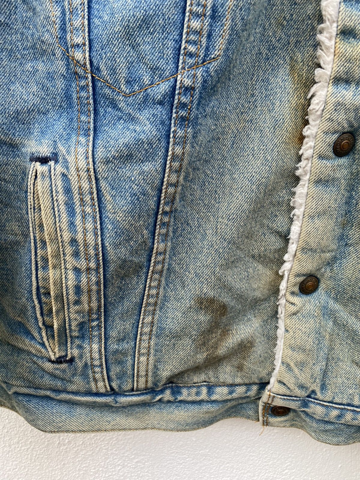 Levi's Vintage Levis Trucker sherpa denim jacket Size US L / EU 52-54 / 3 - 10 Thumbnail