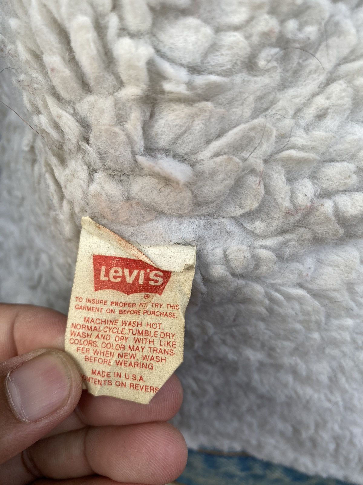 Levi's Vintage Levis Trucker sherpa denim jacket Size US L / EU 52-54 / 3 - 22 Thumbnail