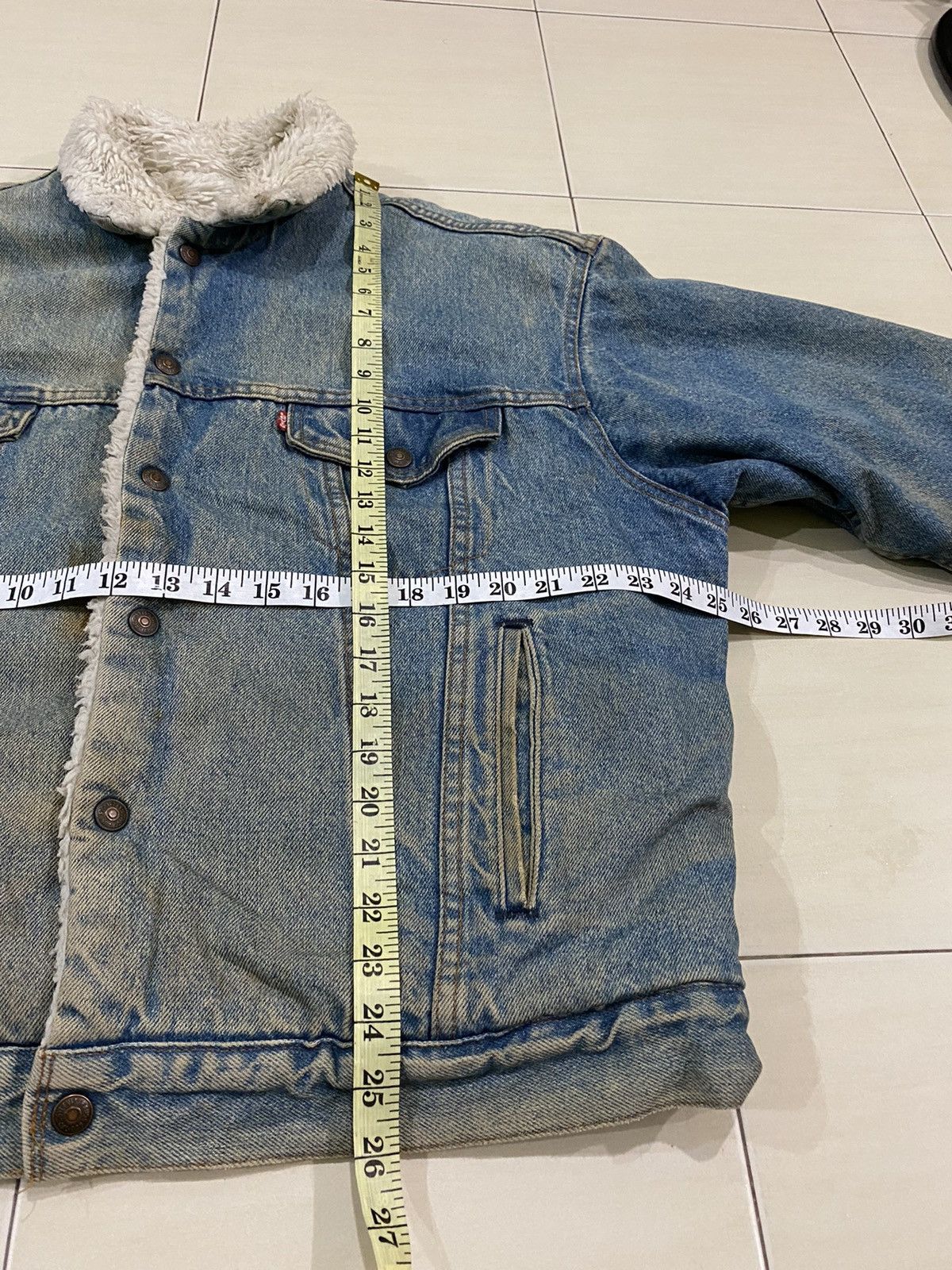 Levi's Vintage Levis Trucker sherpa denim jacket Size US L / EU 52-54 / 3 - 25 Thumbnail