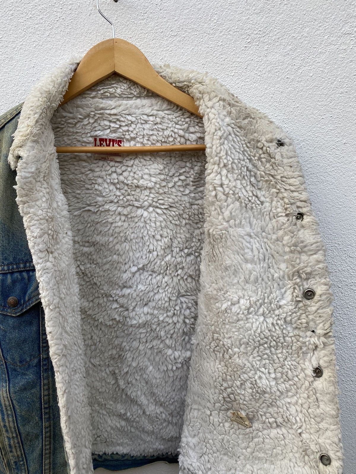 Levi's Vintage Levis Trucker sherpa denim jacket Size US L / EU 52-54 / 3 - 21 Thumbnail