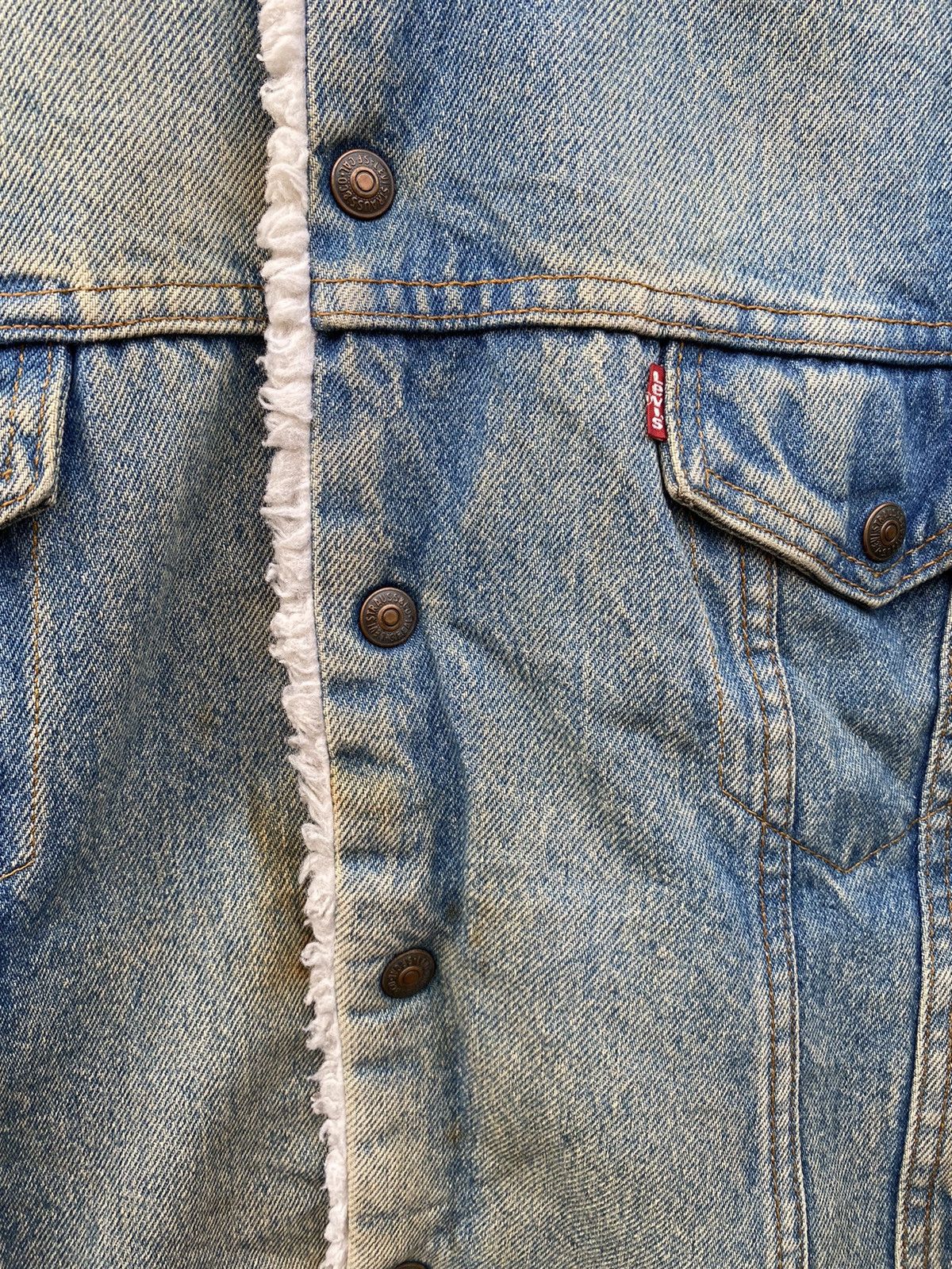 Levi's Vintage Levis Trucker sherpa denim jacket Size US L / EU 52-54 / 3 - 8 Thumbnail