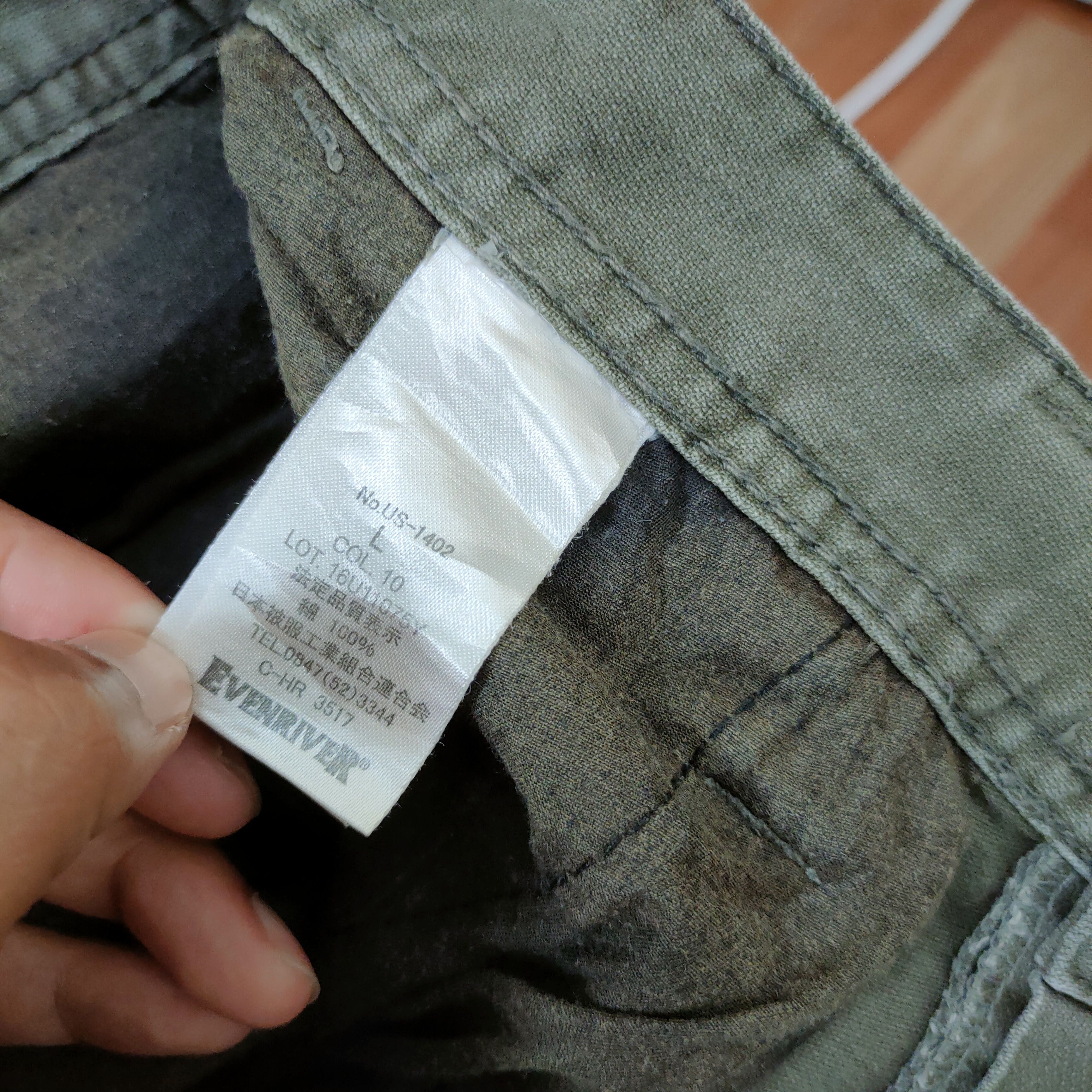 Japanese Brand × Vintage VINTAGE EVENRIVER FADED CARGO PANTS Size US 32 / EU 48 - 13 Thumbnail