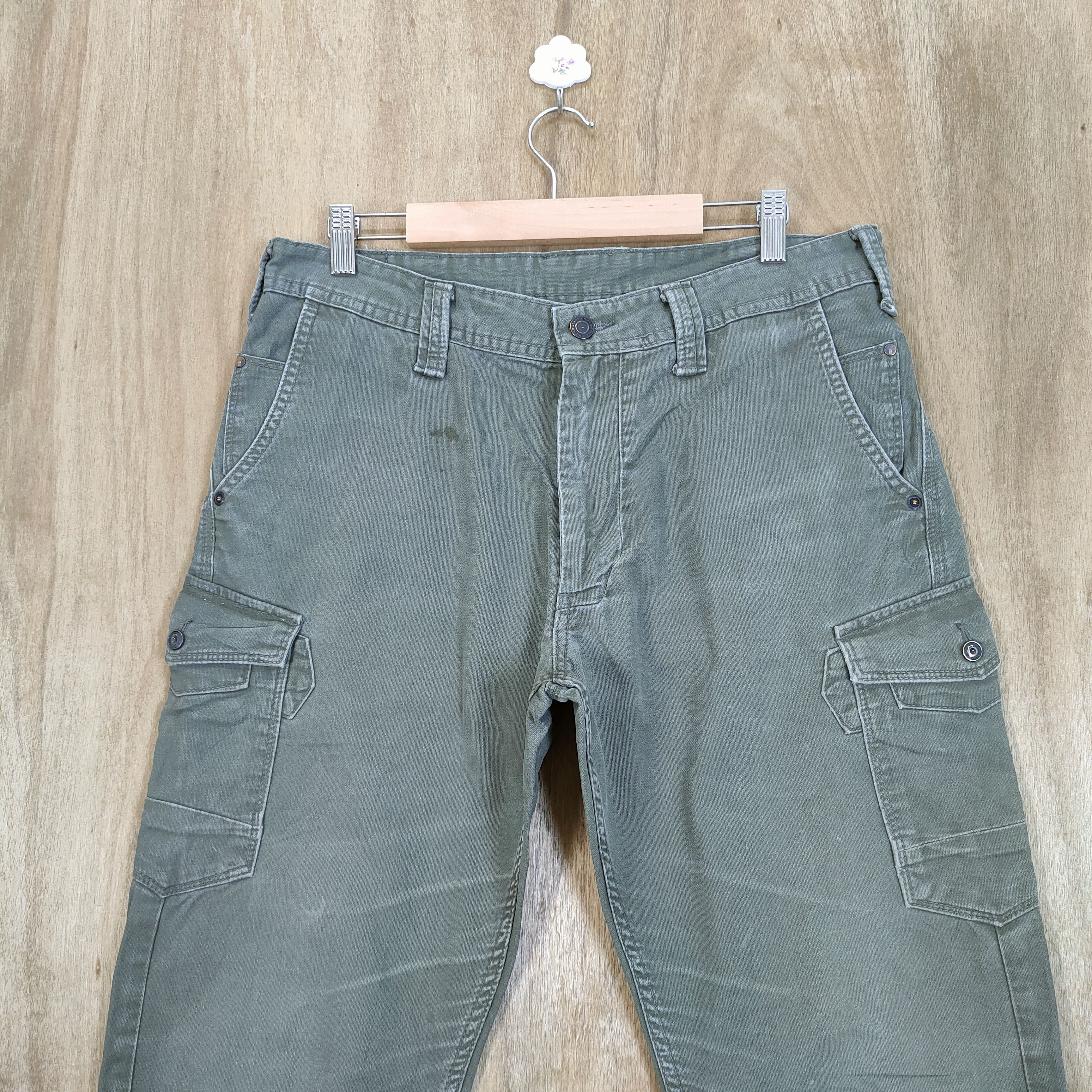 Japanese Brand × Vintage VINTAGE EVENRIVER FADED CARGO PANTS Size US 32 / EU 48 - 2 Thumbnail