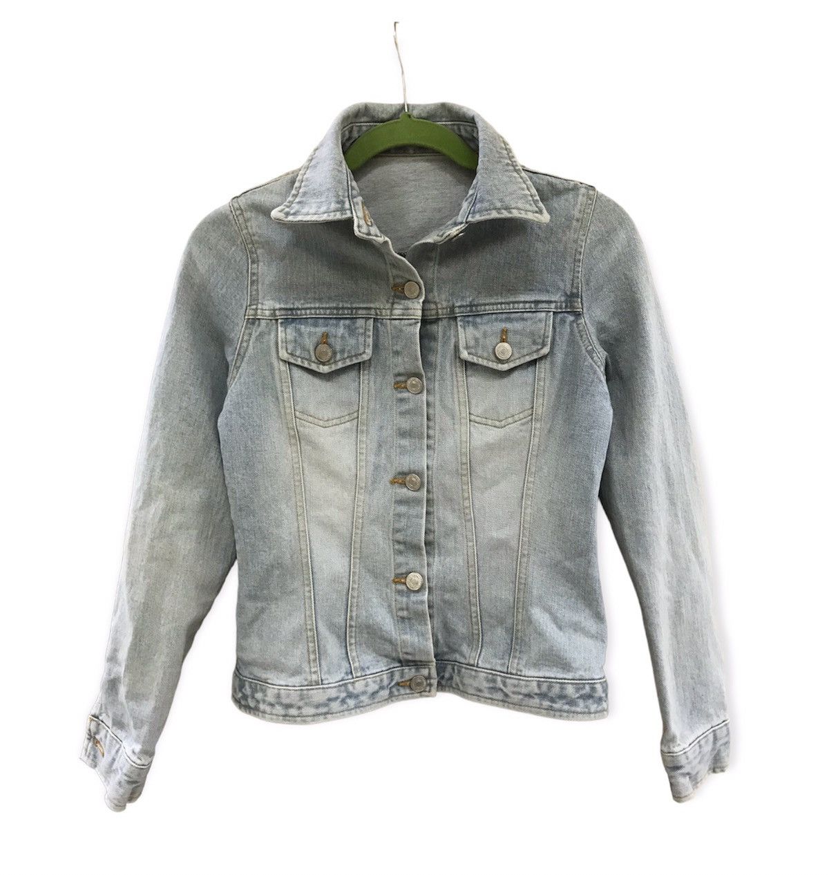 Vintage Ladies Vintage Denim Jacket Size XS / US 0-2 / IT 36-38 - 1 Thumbnail