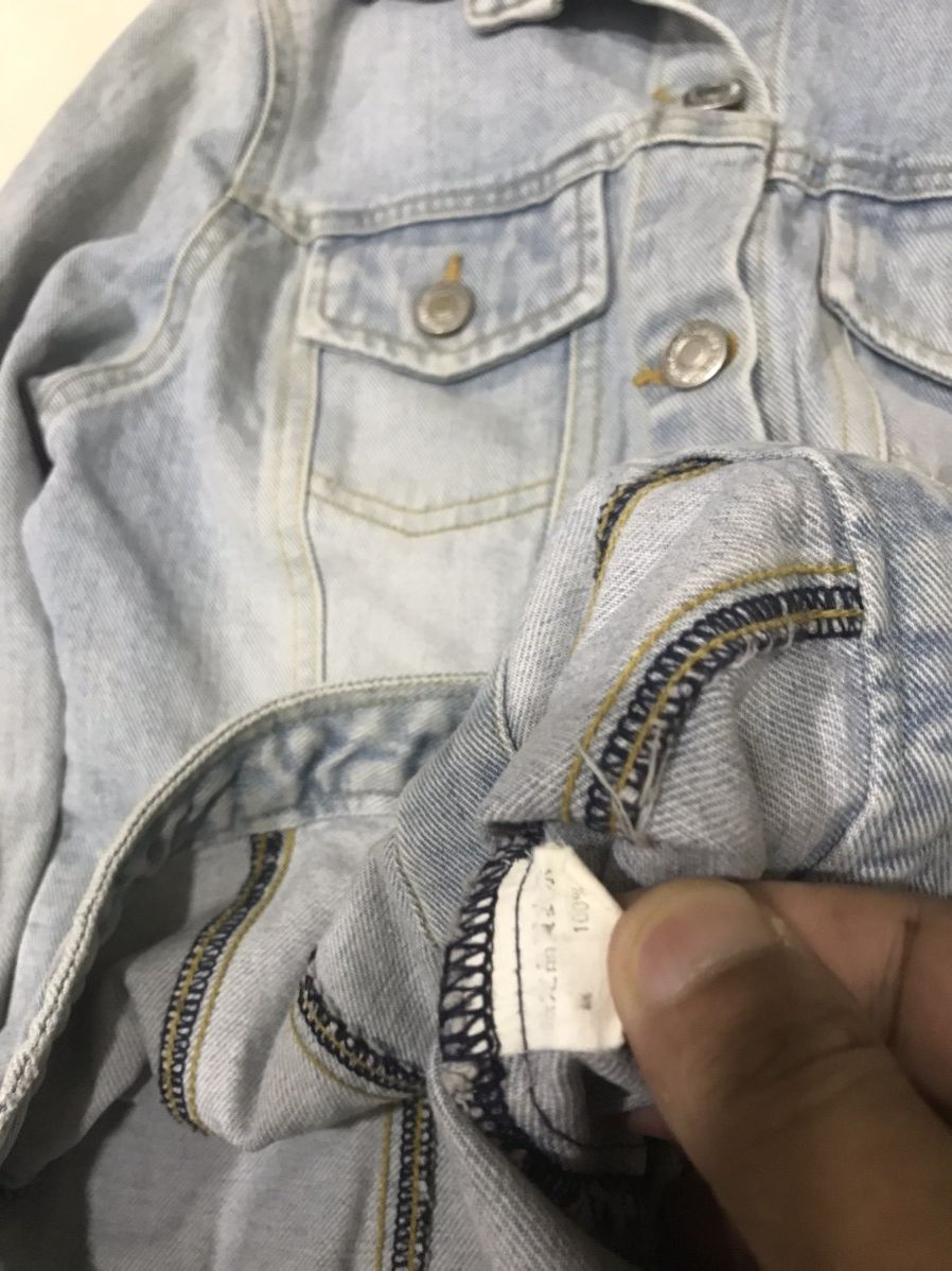 Vintage Ladies Vintage Denim Jacket Size XS / US 0-2 / IT 36-38 - 14 Thumbnail