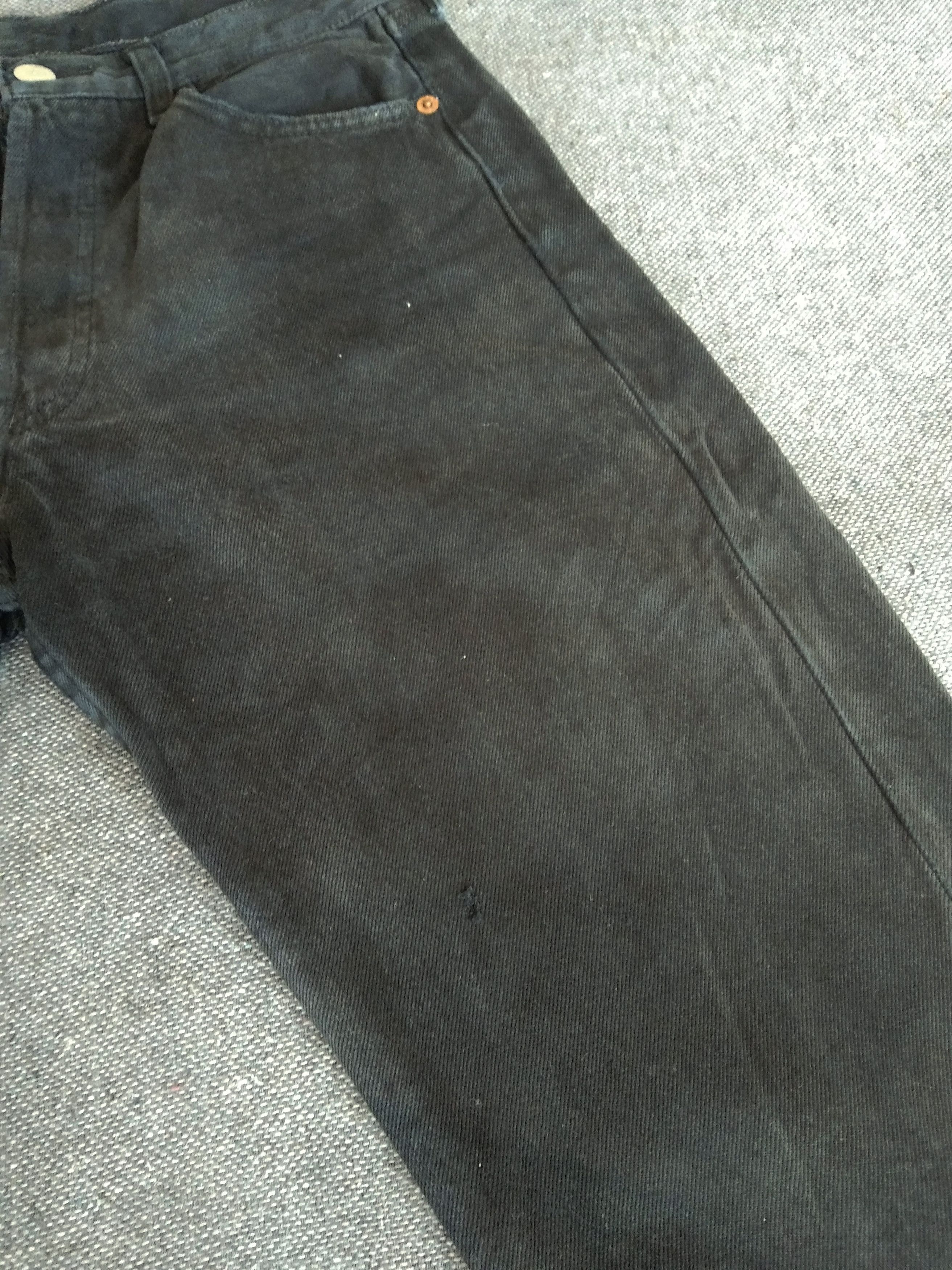 Levi's 90s Vintage Levi's 501 Black Distressed Jeans 29x34 Size US 29 - 6 Thumbnail