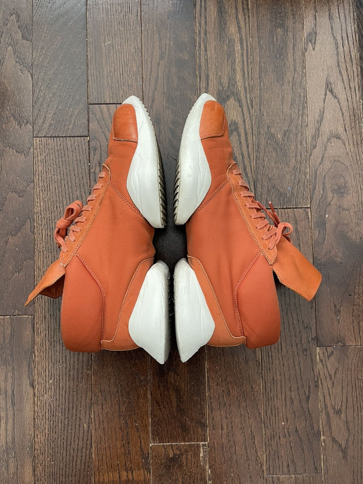 Adidas × Rick Owens Rick Owens x Runner Fox Orange 2016 Size US 10.5 / EU 43-44 - 4 Thumbnail