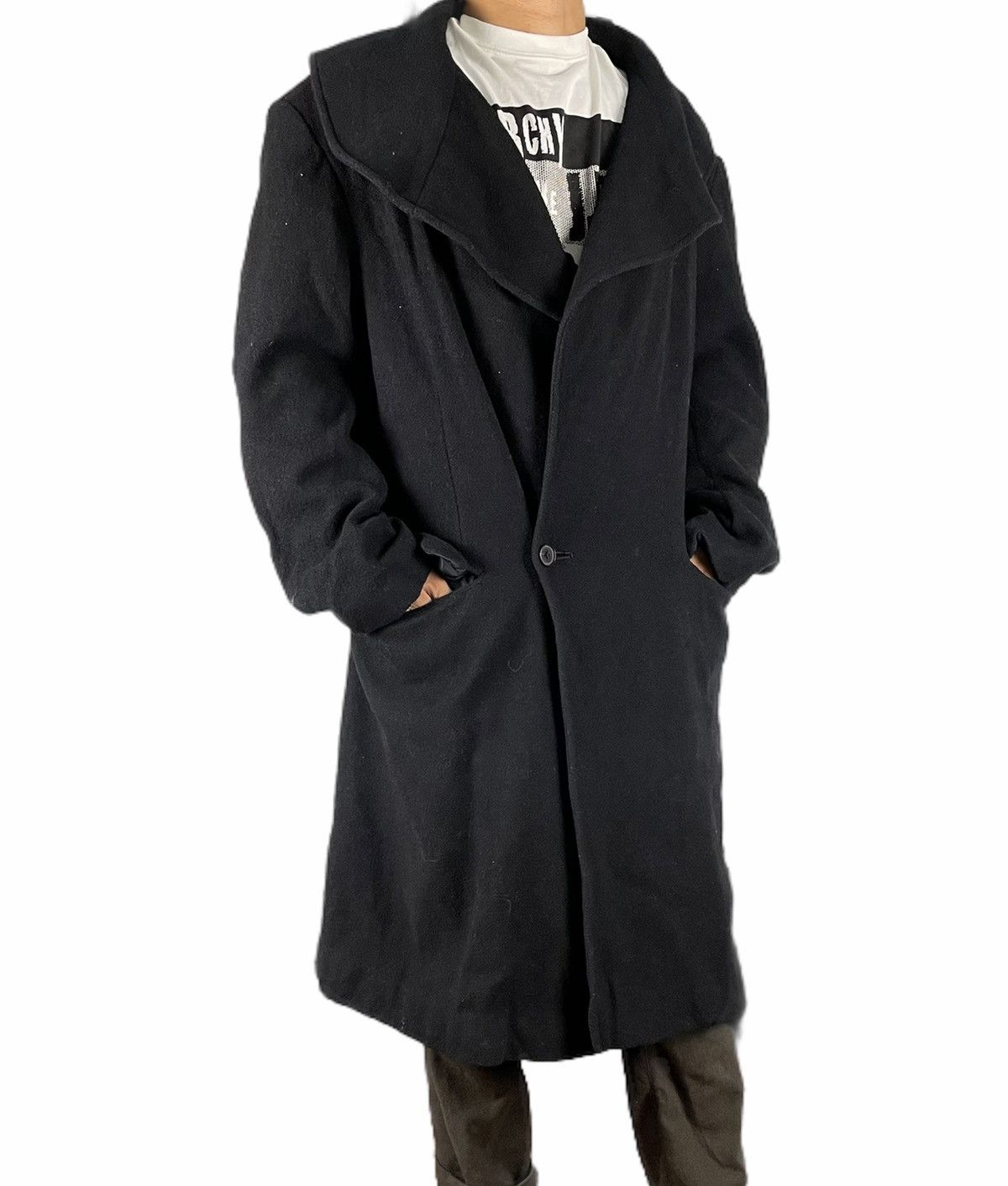 Yohji Yamamoto 🔥80s YYPH Signature FW1988 Runway Parka Spiral Collar Jacket Size US M / EU 48-50 / 2 - 3 Thumbnail