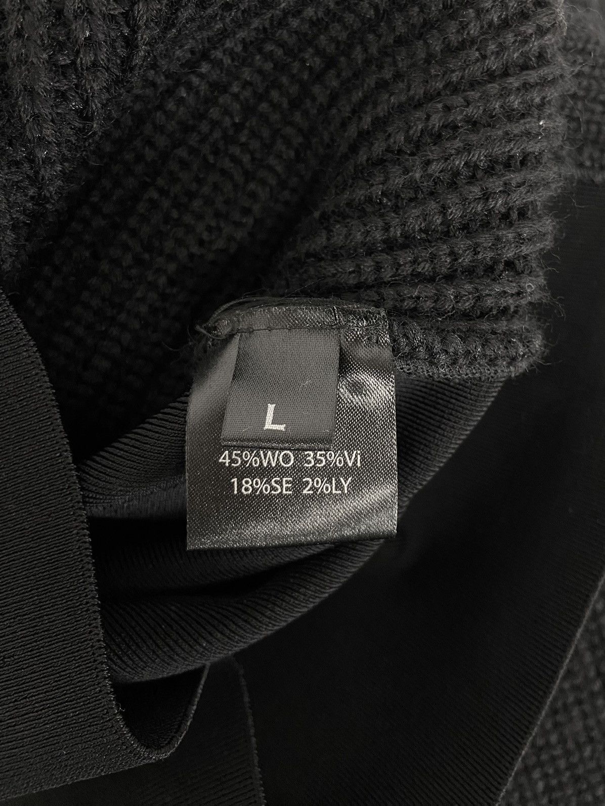 Vetements A/W 2015 Neoprene-Back Knit Sweater (AW15/FW15, Archive) Size US M / EU 48-50 / 2 - 8 Thumbnail
