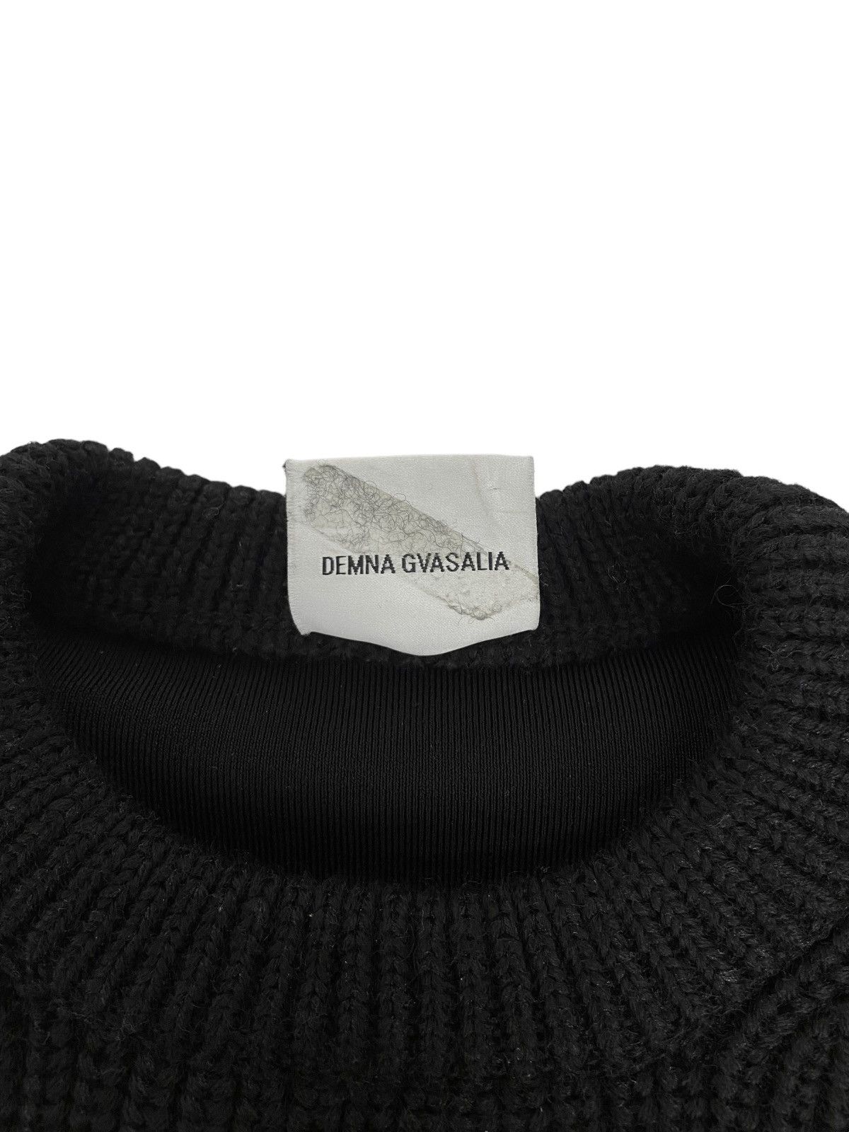 Vetements A/W 2015 Neoprene-Back Knit Sweater (AW15/FW15, Archive) Size US M / EU 48-50 / 2 - 7 Thumbnail