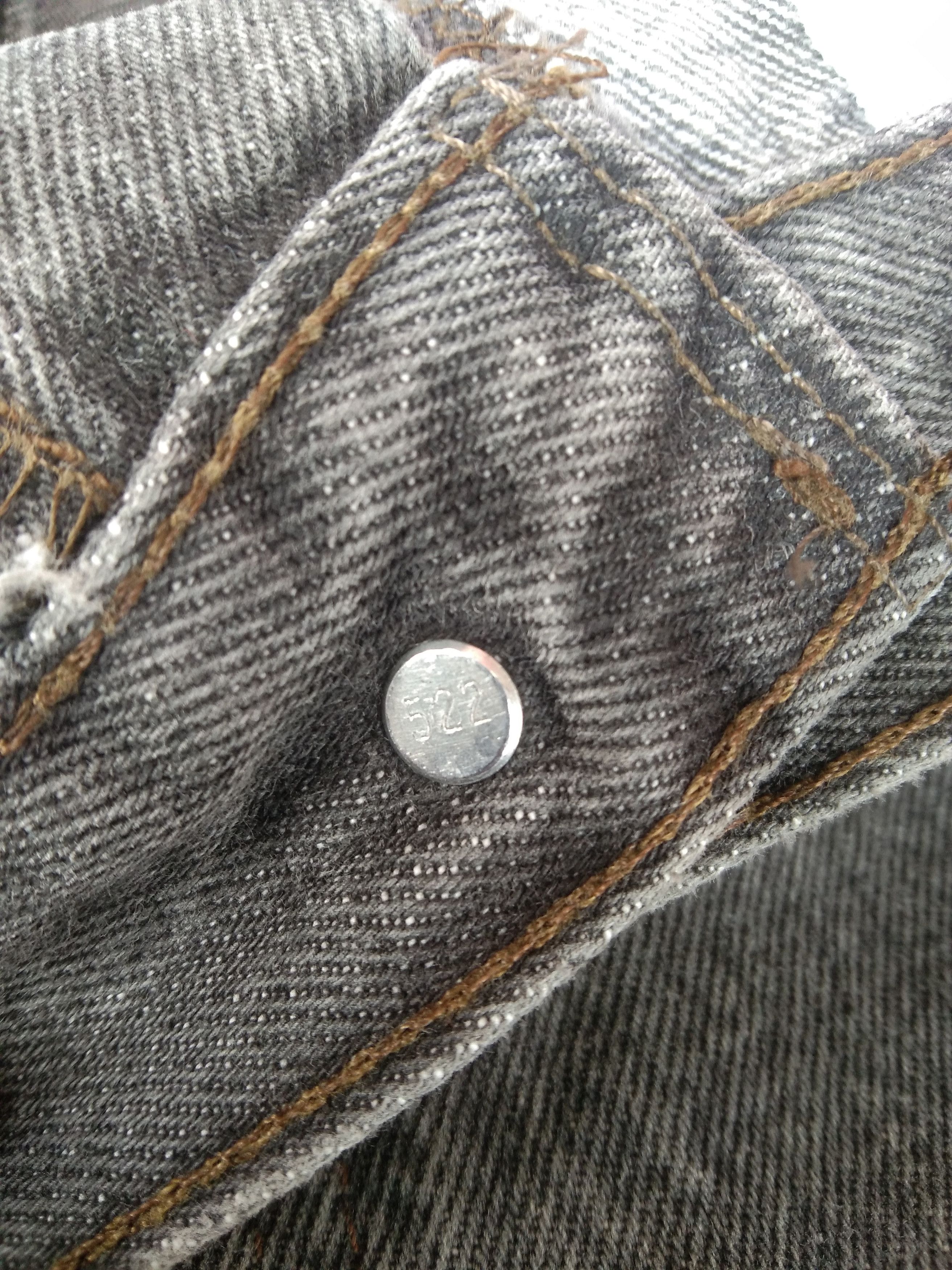 Levi's 80s Vintage Levi's 501 Grey Made In USA Distressed Jeans Size US 34 / EU 50 - 14 Thumbnail