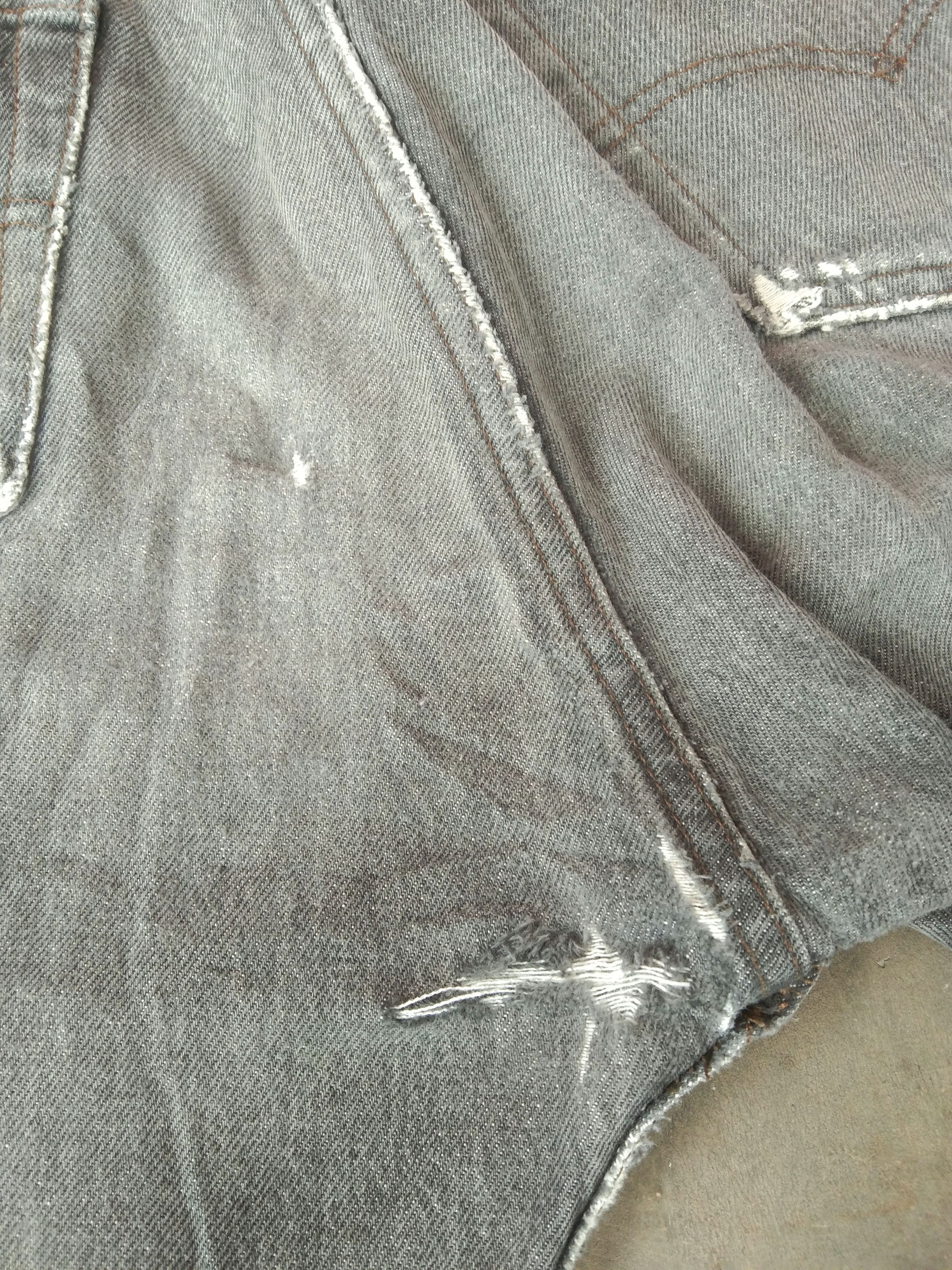 Levi's 80s Vintage Levi's 501 Grey Made In USA Distressed Jeans Size US 34 / EU 50 - 6 Thumbnail
