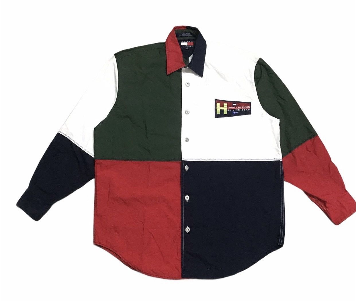 Japanese Brand × Tommy Hilfiger × Vintage OFFER‼️Vintage Tommy Hilfiger Sailing Gear Longsleeve Shirt Size US S / EU 44-46 / 1 - 3 Thumbnail