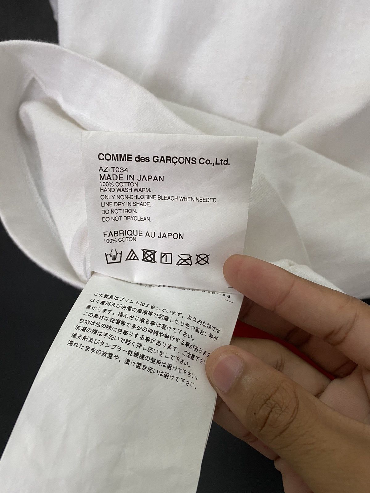 Comme des Garcons × Comme des Garcons PLAY × Comme des Garcons SHIRT 🔥 COMME DES GARÇONS PLAY AD2019 Tee Size US S / EU 44-46 / 1 - 6 Thumbnail