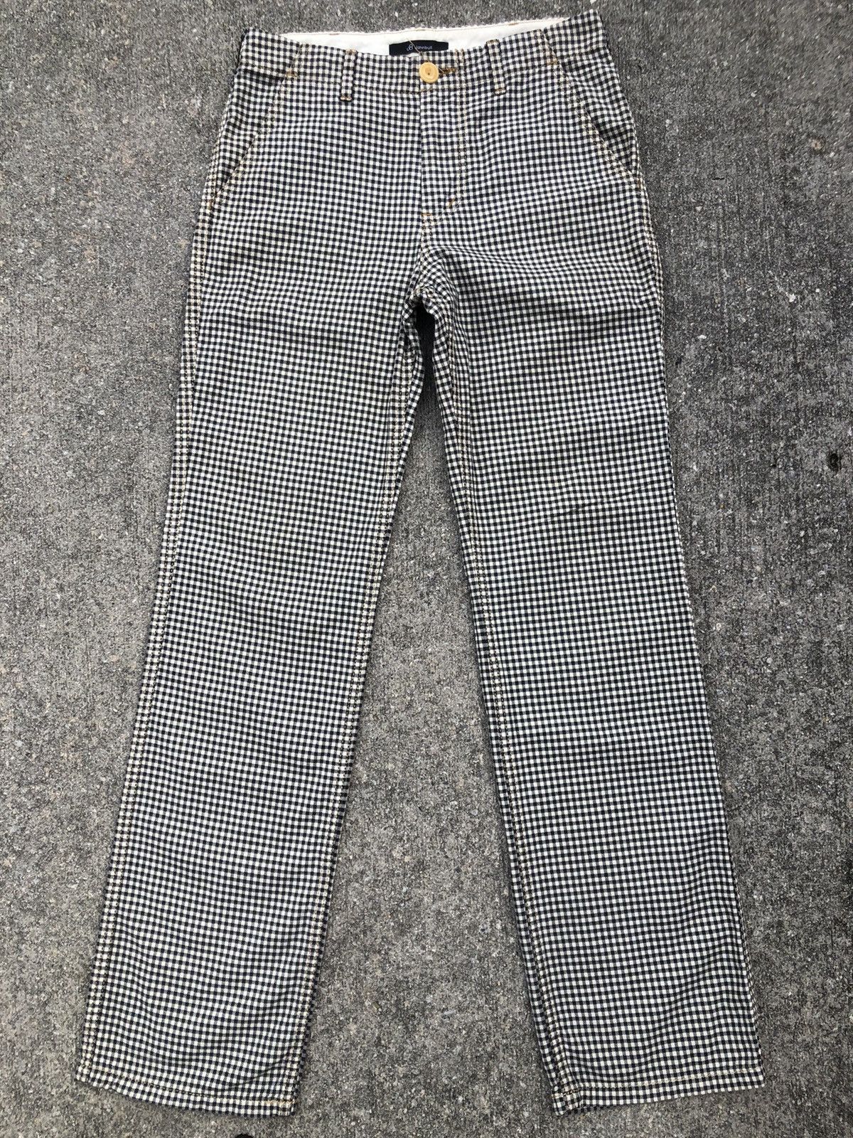 Johnbull Vintage Johnbull Japan Psychedelic Checkered Fatigue Pant Size US 30 / EU 46 - 1 Thumbnail