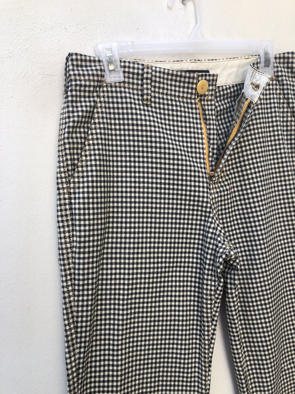Johnbull Vintage Johnbull Japan Psychedelic Checkered Fatigue Pant Size US 30 / EU 46 - 5 Thumbnail