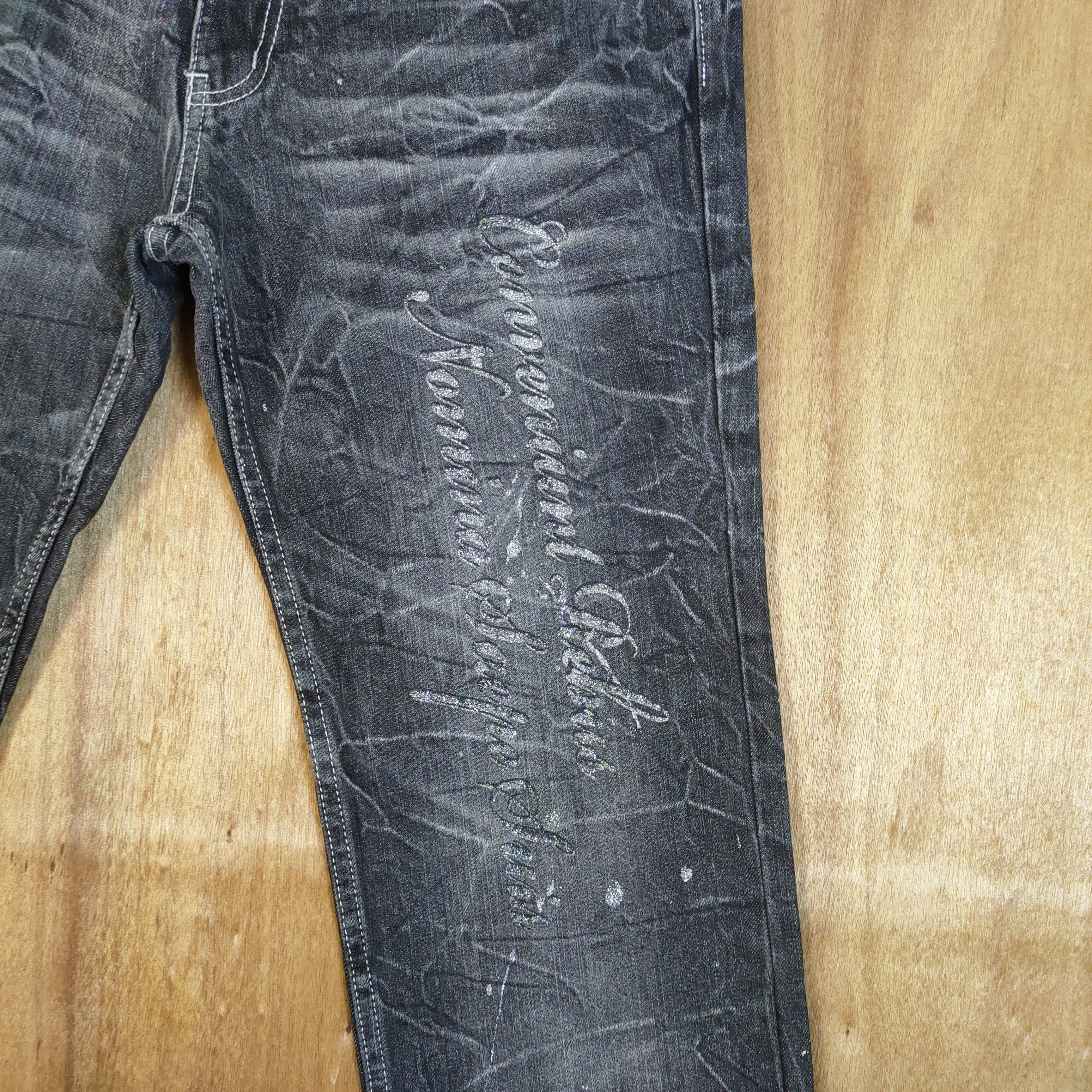 Japanese Brand VINTAGE JAPANESE WING FADED BLACK JEANS PANTS Size US 32 / EU 48 - 7 Thumbnail